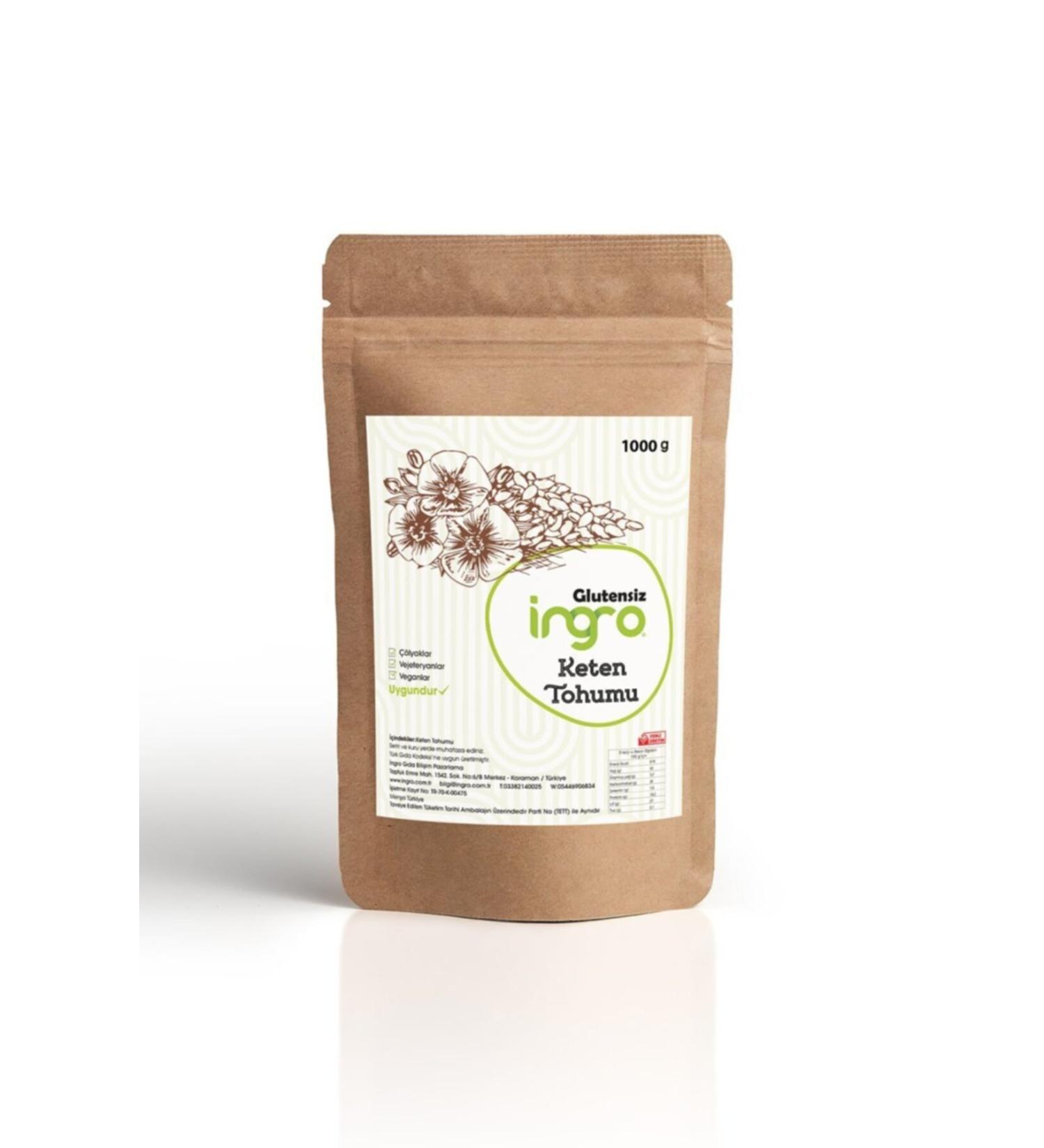 Ingro Gluten Free Dried Green Peas 1000 G
