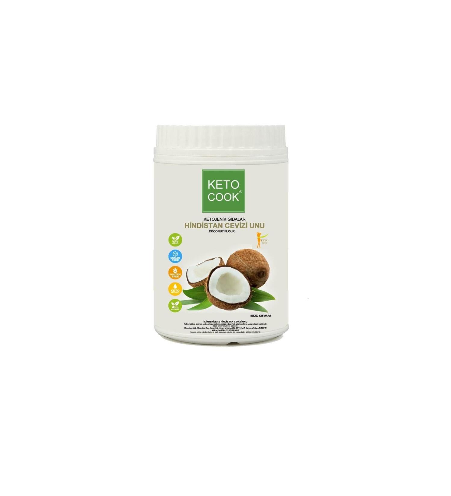KetoCook Ketogenic Gluten-Free Coconut Flour 500 grams