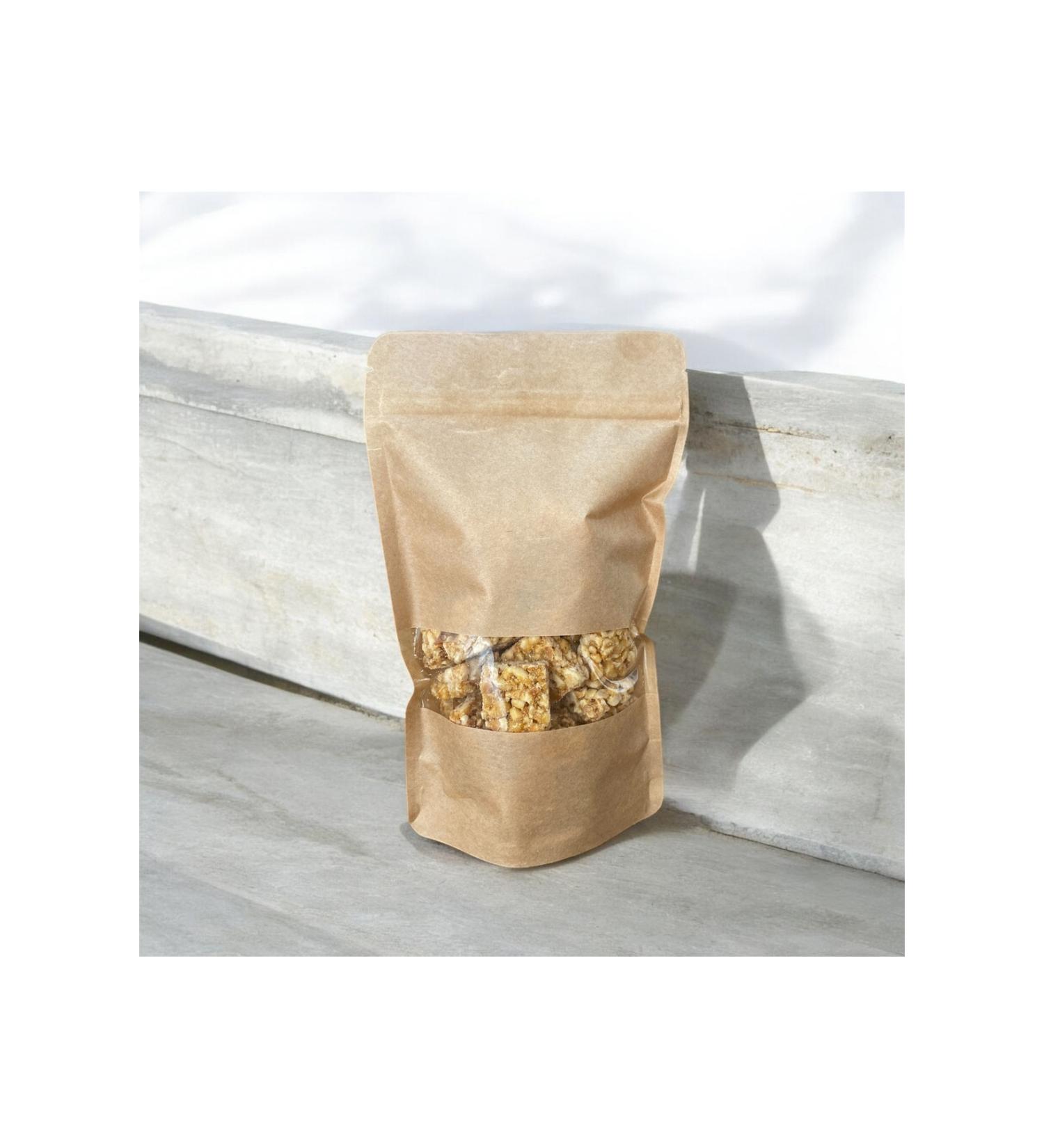 LA OKO 1400 grams Sugar-free Additive-free Gluten-free Vegan Lightly Roasted (RAW) Peanut Butter with Chips