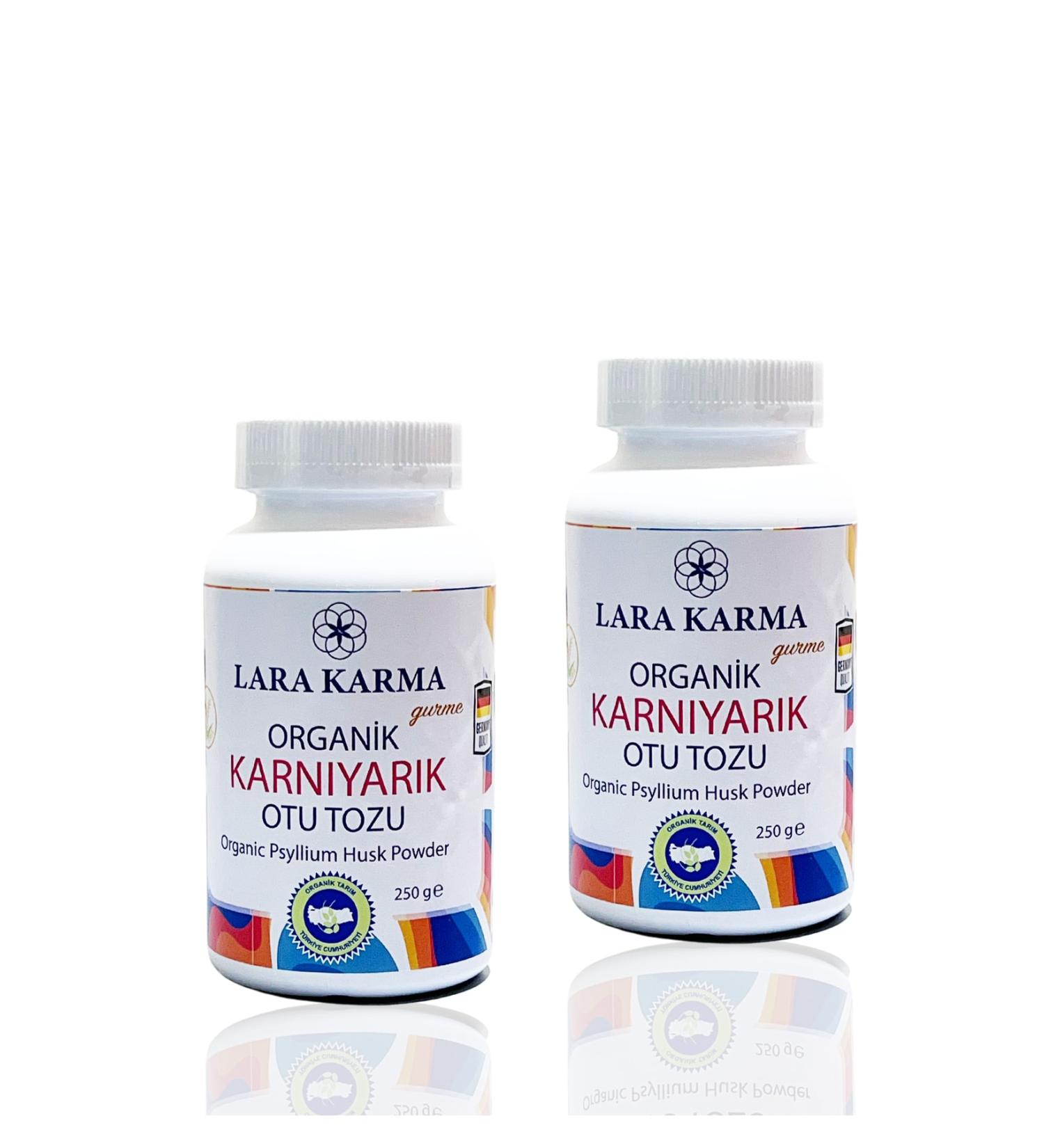 Lara Karma Organic Certified Gluten Free 250 Gr Psyllium Husk Powder - Buy Online on GoSupps.com