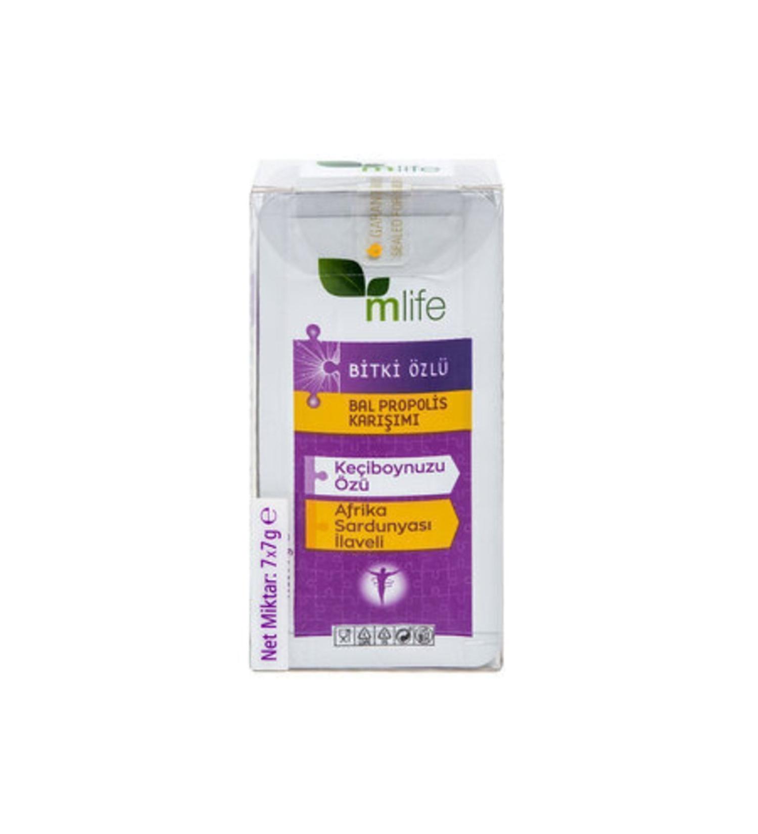 M Life Herbal Honey Propolis Mix 7x7 G