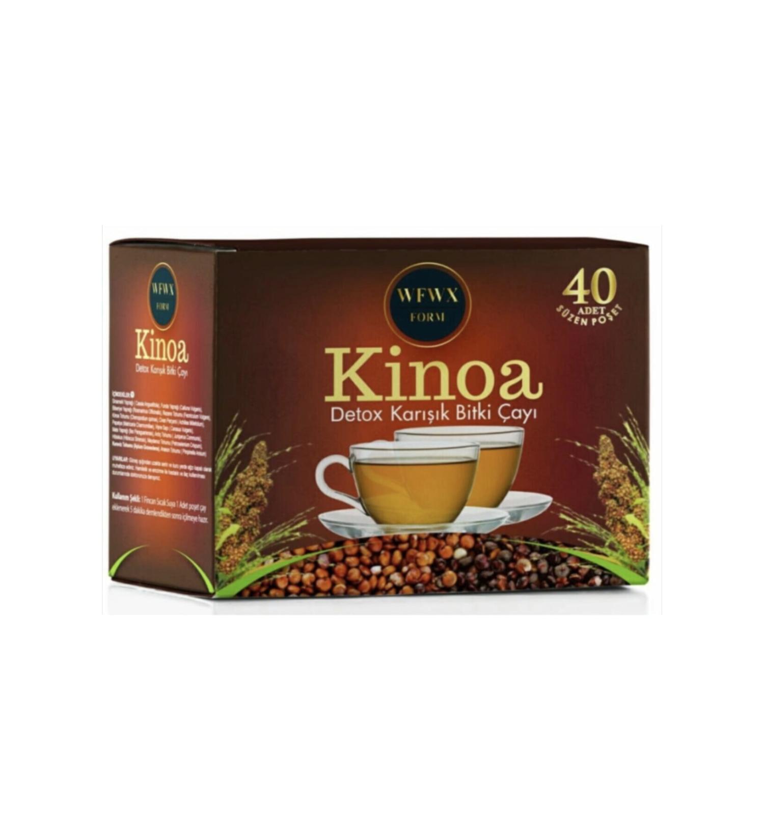 MEW QUINOA TEA Mew Form Life Quinoa Detox 40 Filter Bags 8 Boxes