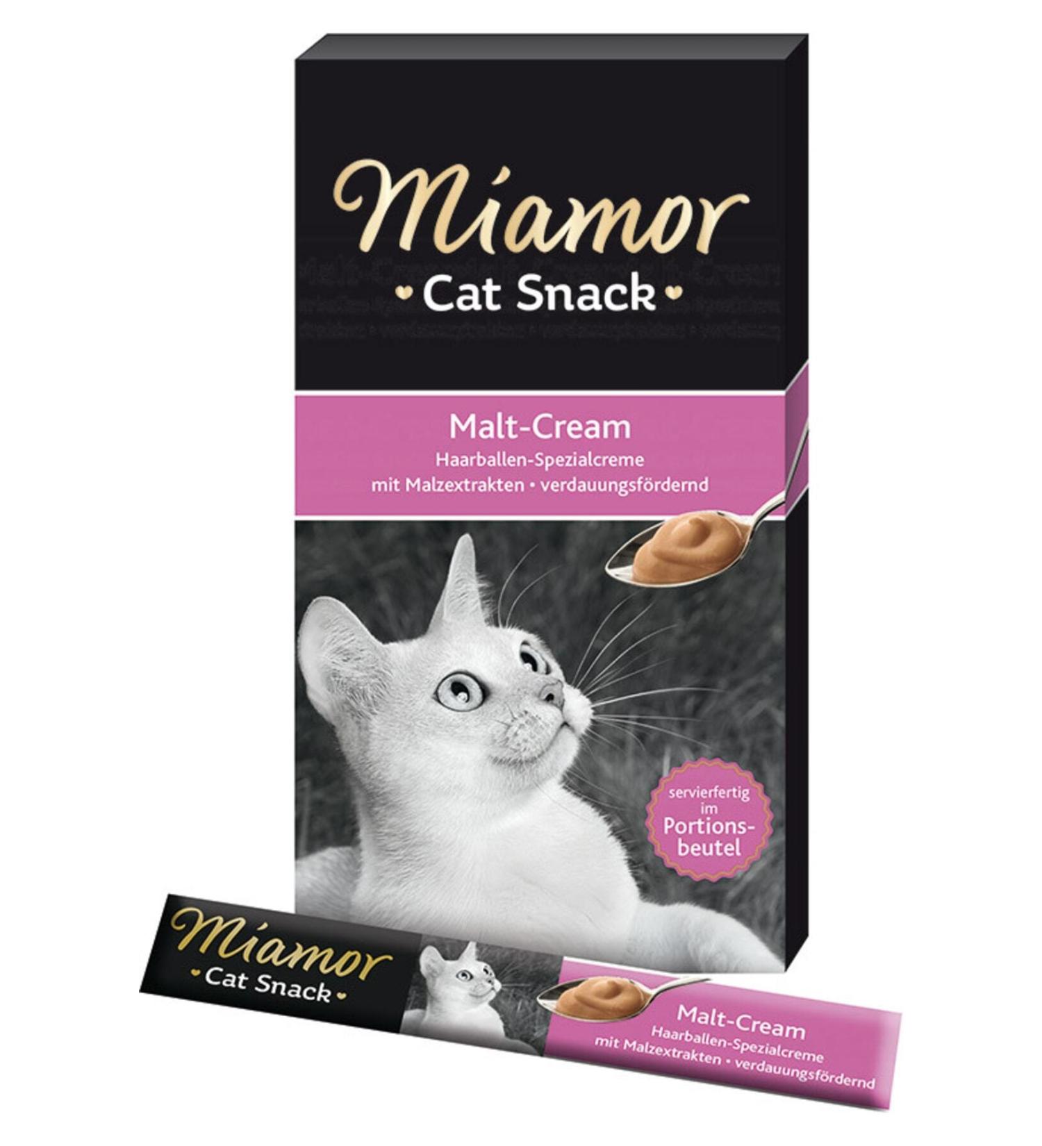 Miamor Cream Liver Complementary Food and Cat Reward 6x15 Gr