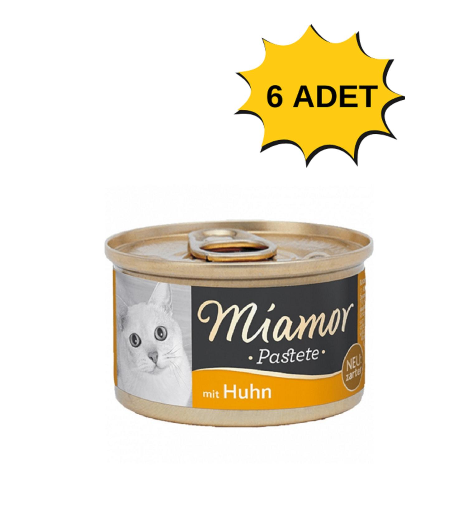 Miamor Pastete Chicken Adult Cat Canned Food 85 Gr 12 Pieces