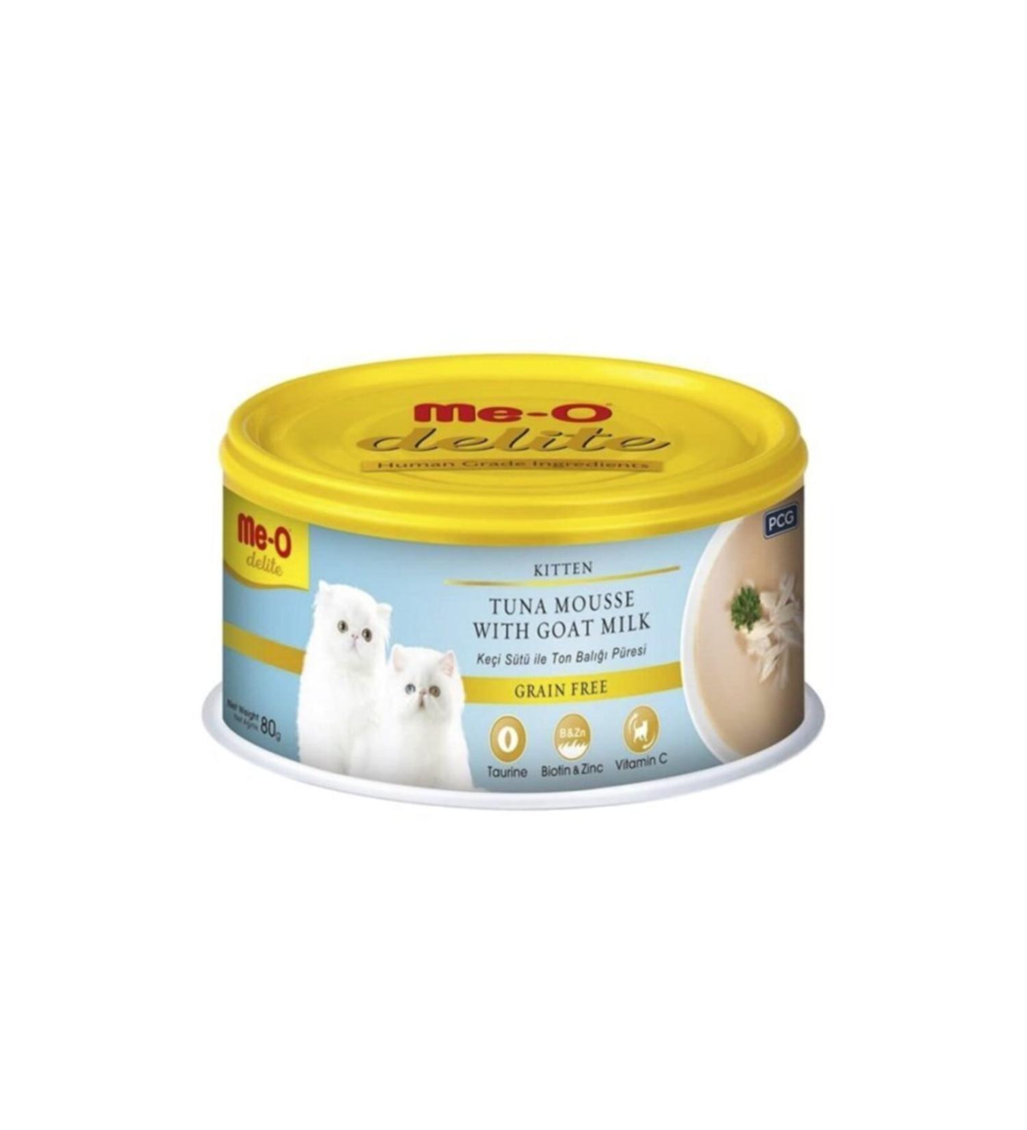 me-o Delite Canned Cat Food Tuna and Chicken 80 gr X 6 Pieces
