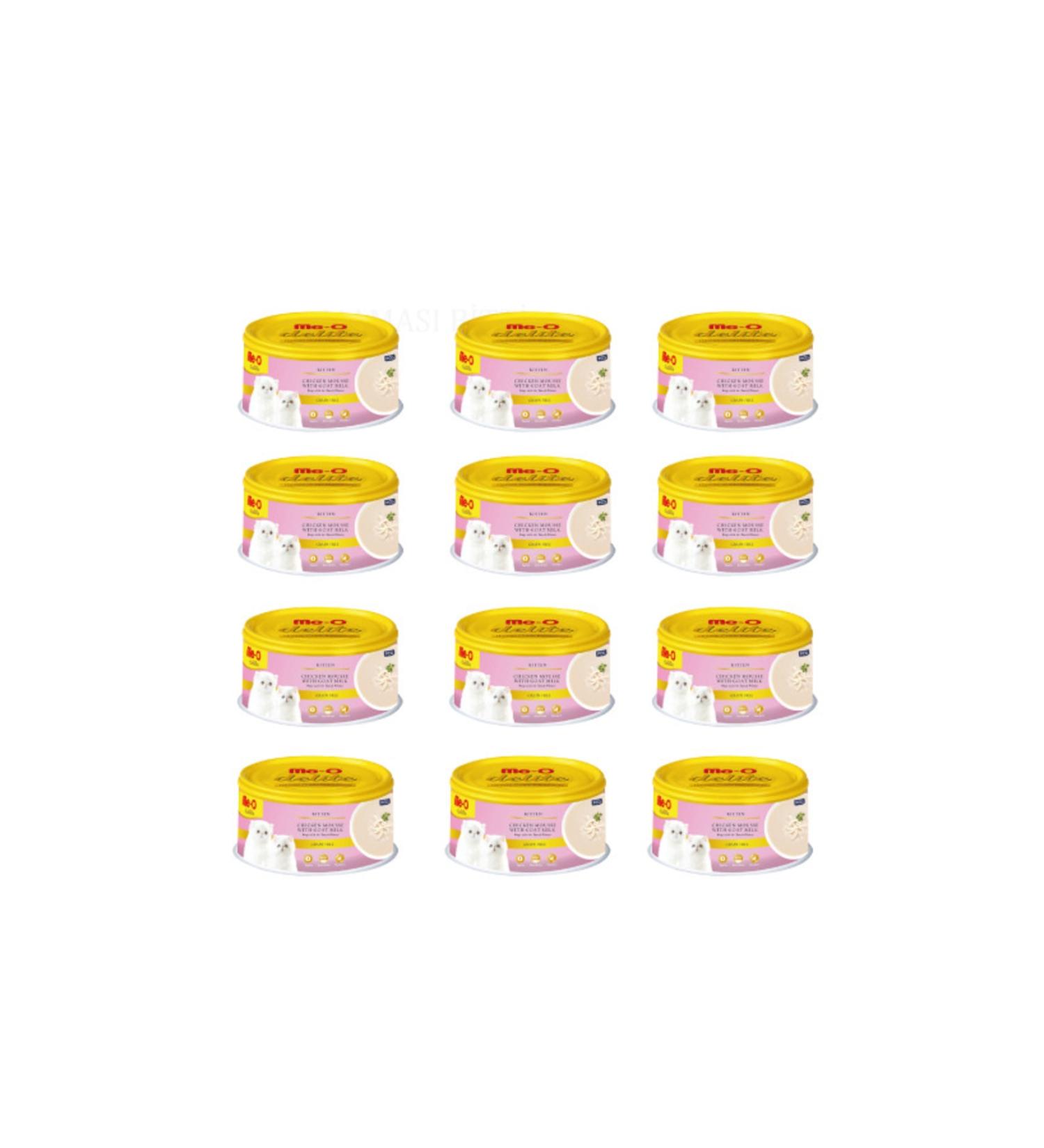 me-o Delite Tuna Grain-Free Adult Cat Canned Food 80 Gr 24 Pieces