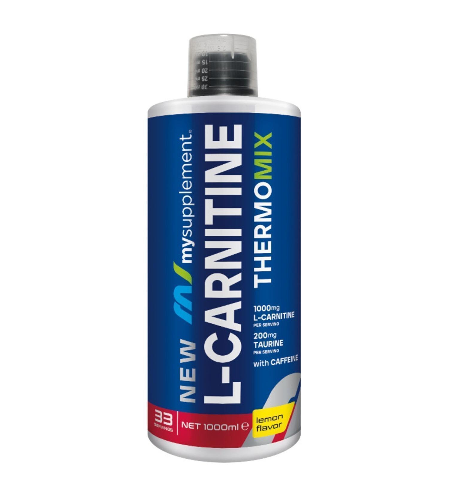 Mysupplement Lemon Flavored L Carnitine 33 Serving 1000 ml Thermomix L-Carnitine - Buy Online on GoSupps.com