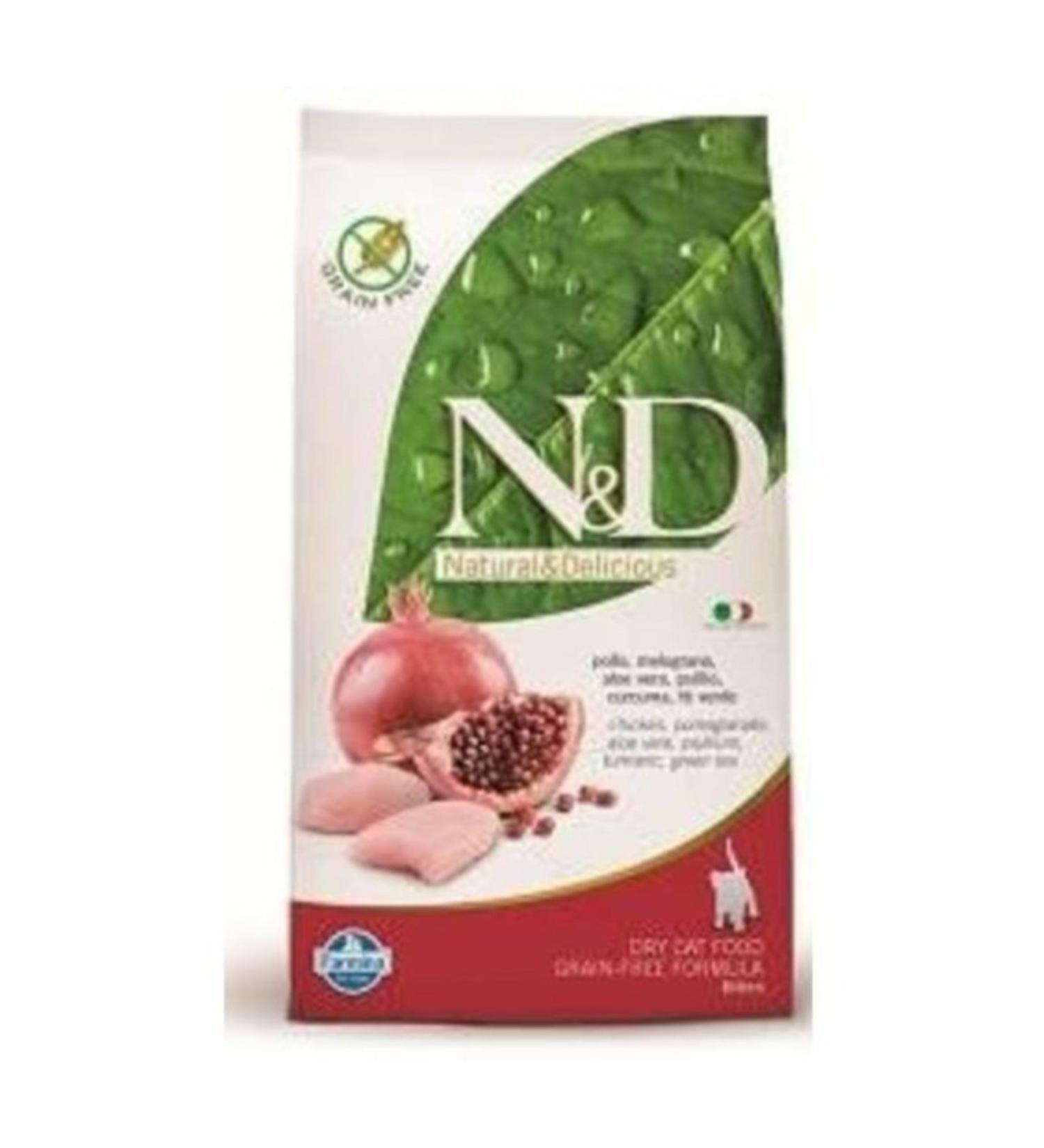 N & D Grain Free Chicken & Pomegranate Cat Food 5 kg