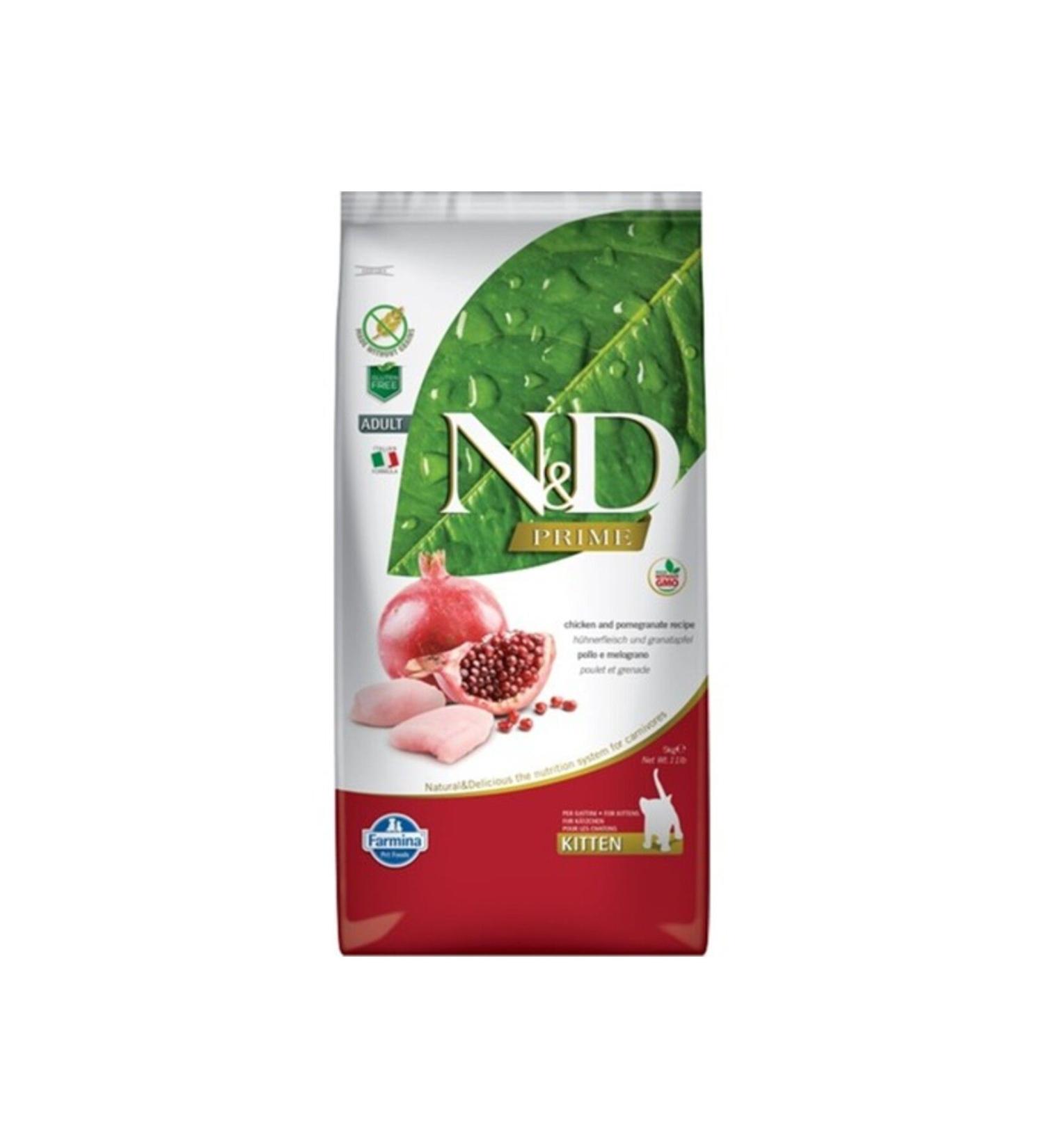 N & D Grain-Free Chicken Pomegranate Kitten Pregnant Nursing Cat Food 5 kg