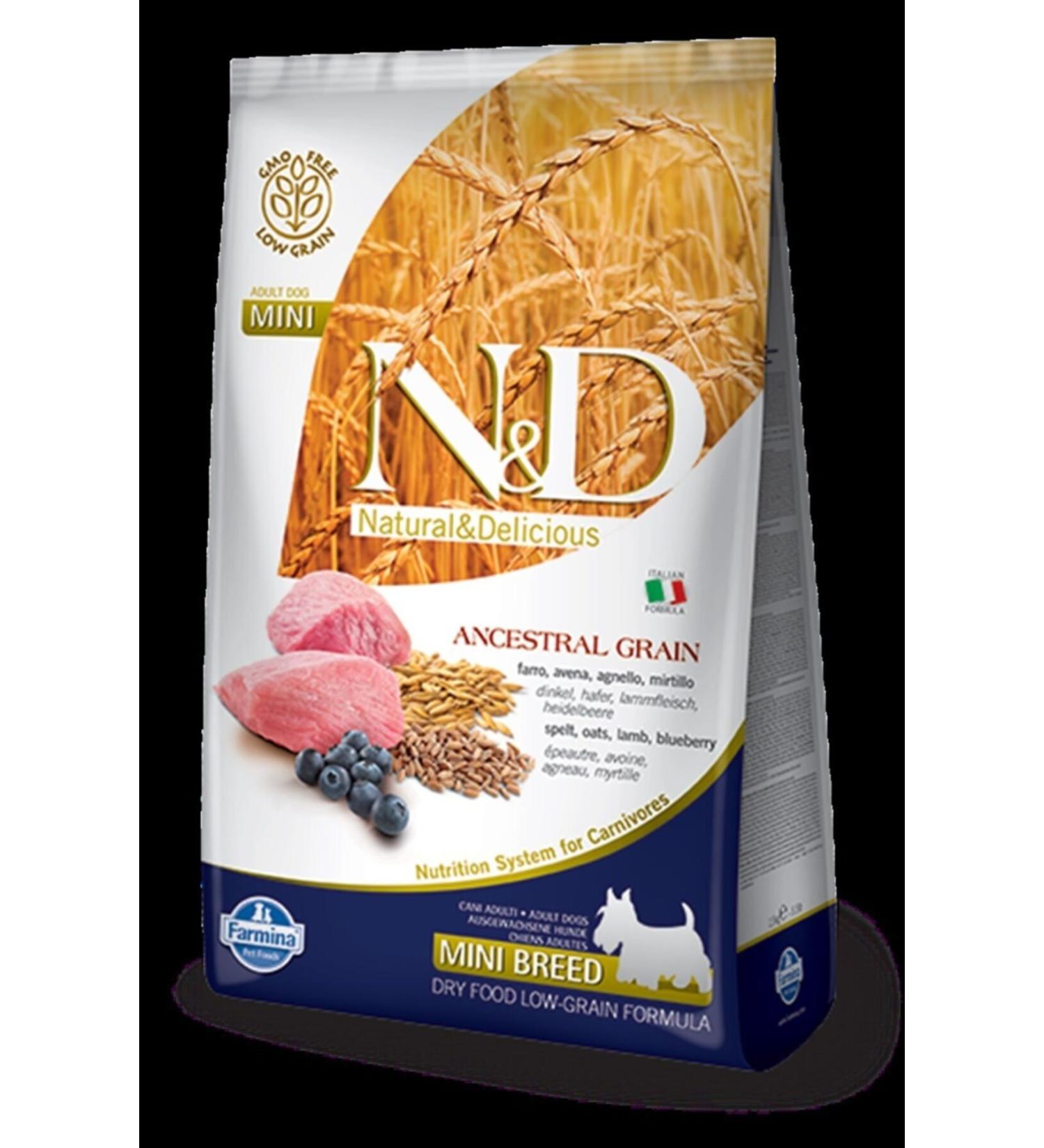 N & D Low Grain Lamb Blueberry Small Breed Adult Dog Food 2.5 Kg