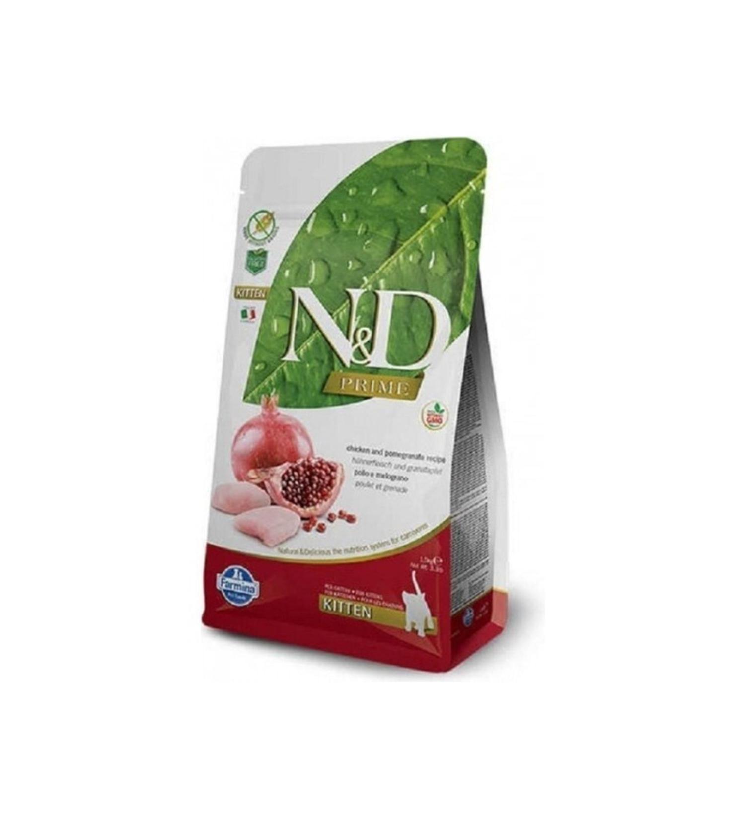 N & D Nd Grain Free Chicken and Pomegranate Kitten Food 5 Kg