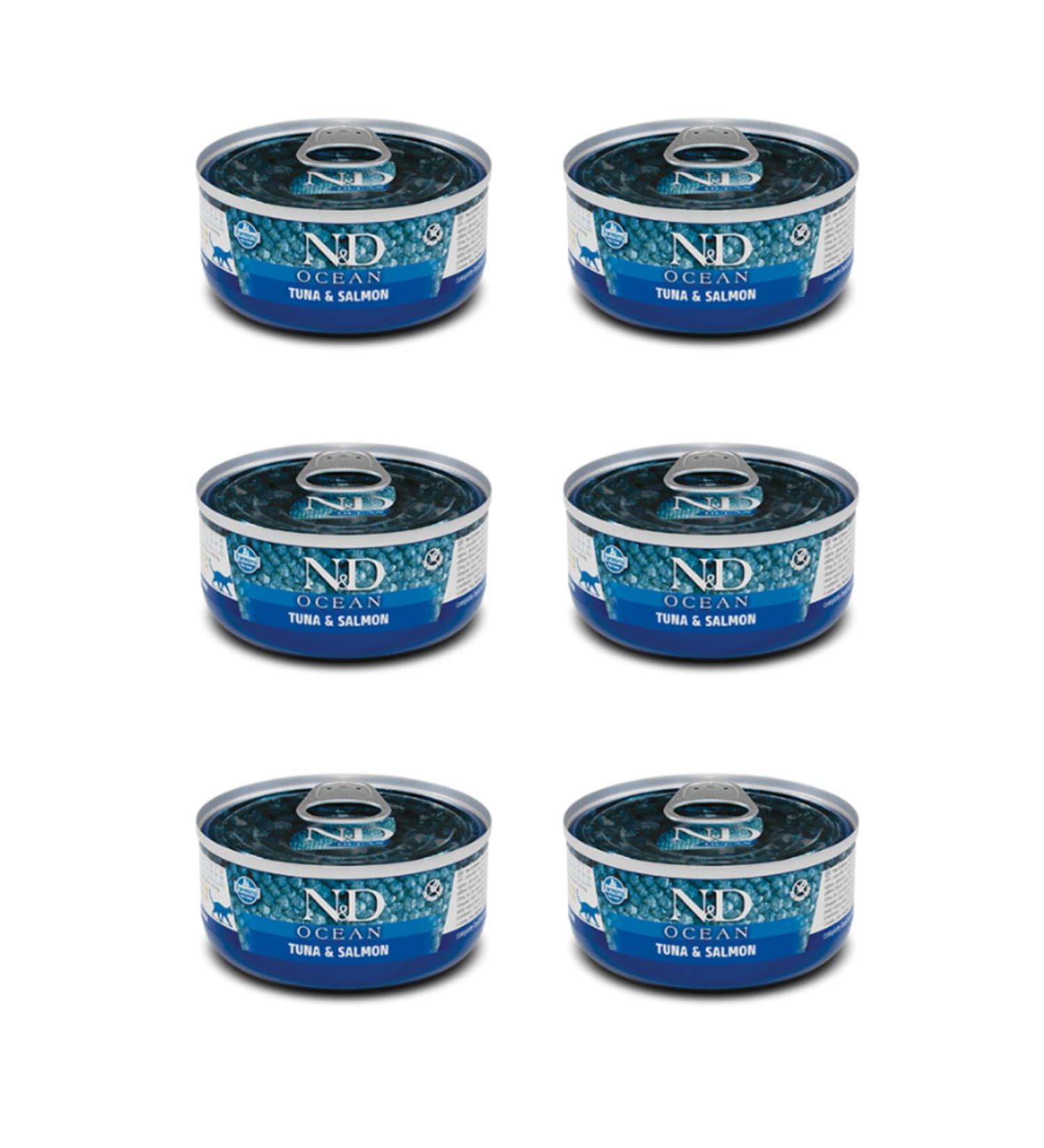 N & D Ocean Sterilized Grain-Free Herring and Orange Adult Cat Food 5 kg