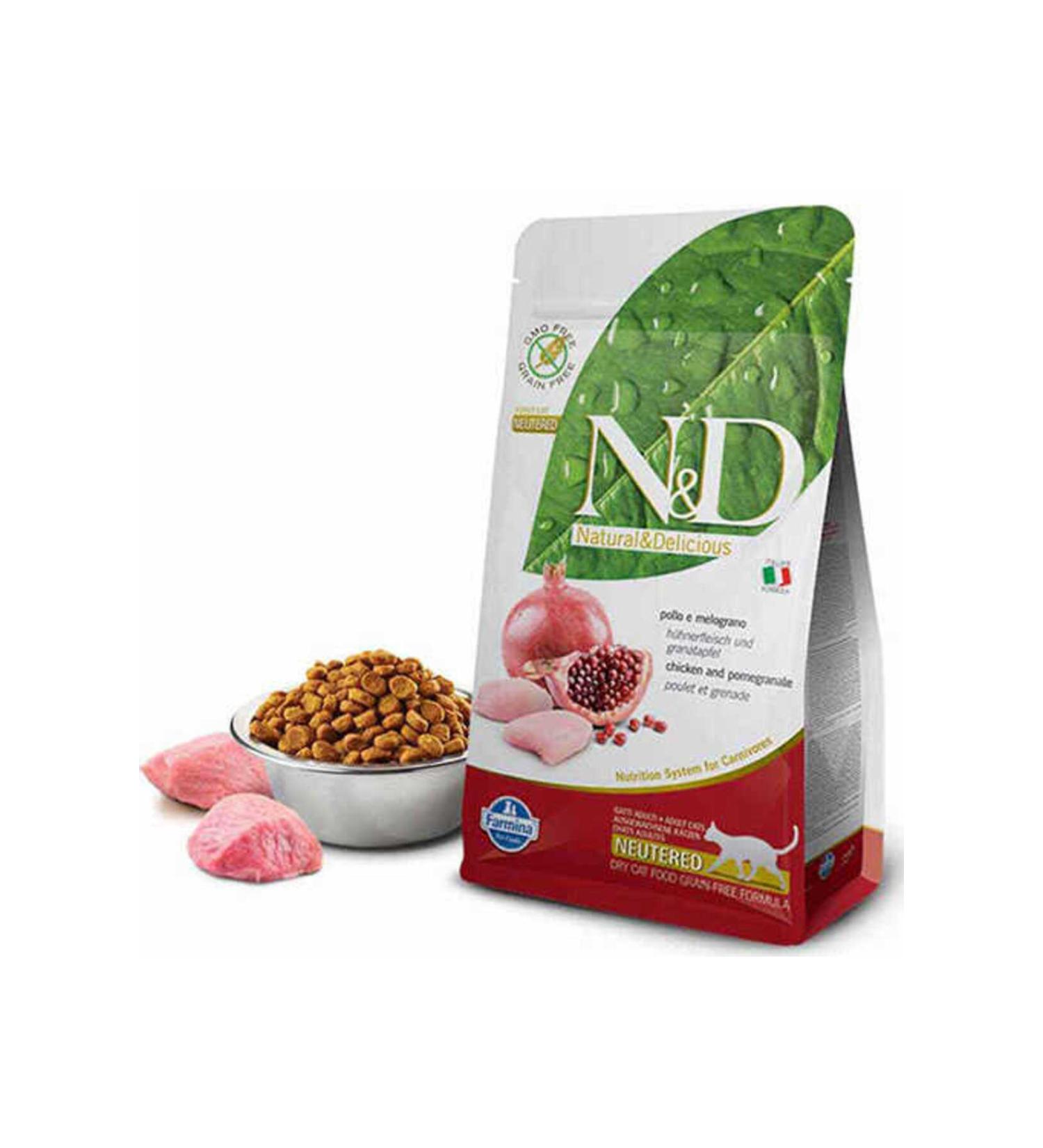 N & D ND Ocean Low Grain Cod & Orange Adult Cat Food 1.5kg