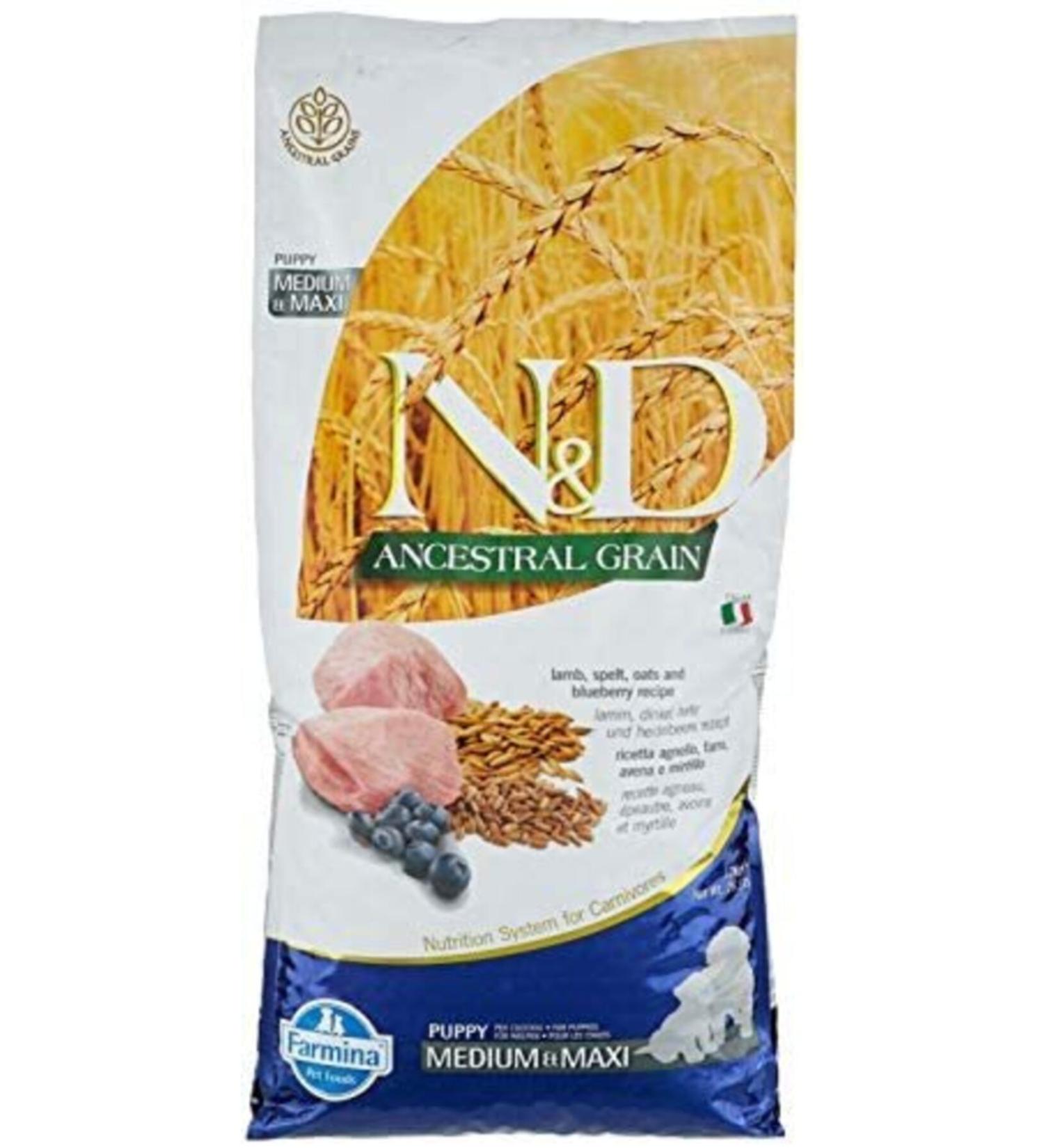 N & D Unsallar Petshop - Low Grain Medium&maxi Adult - Lamb & Blackberry 12kg