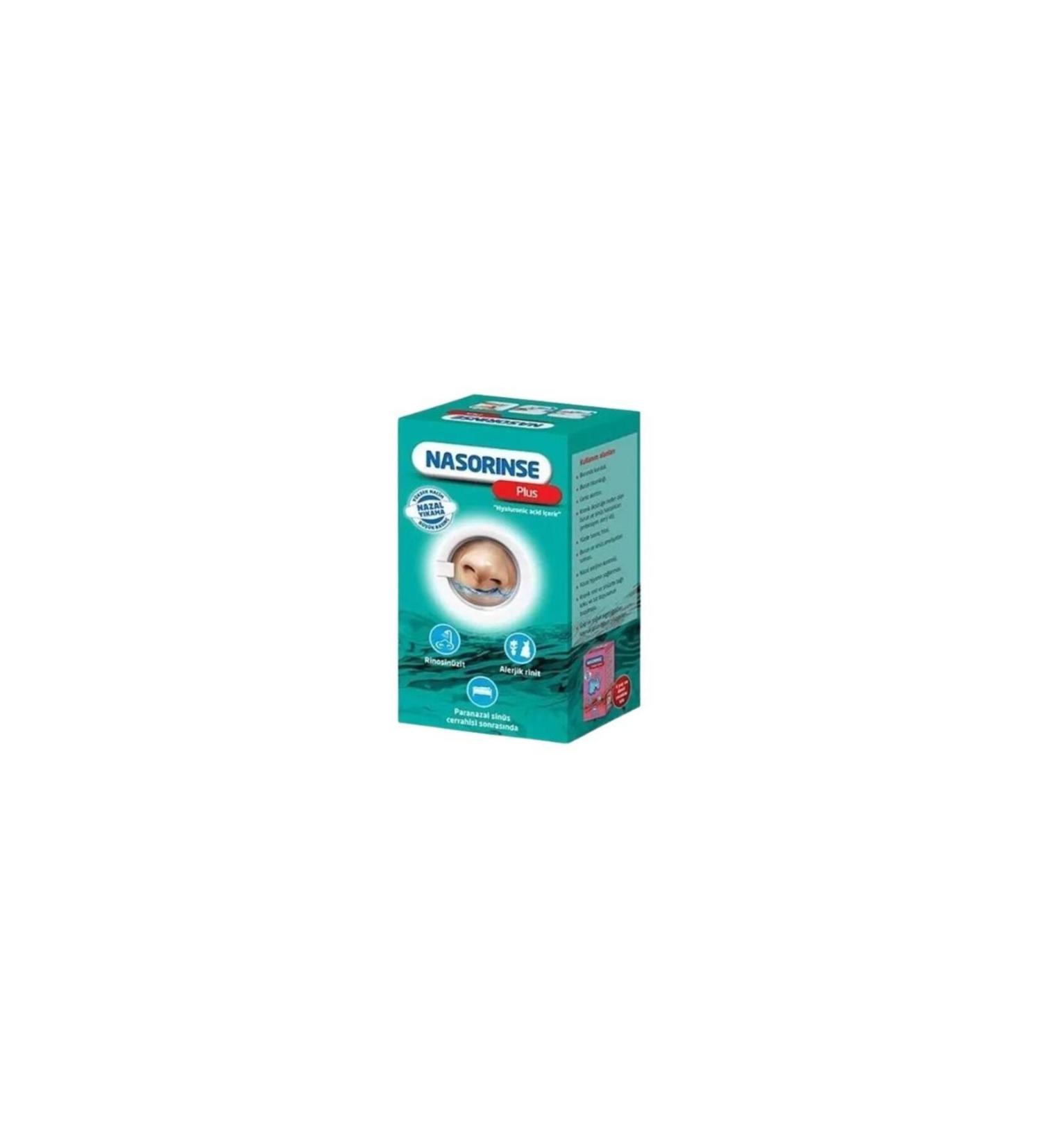 NASORINSE Plus 25 Mixture Bags 1 Application Bottle