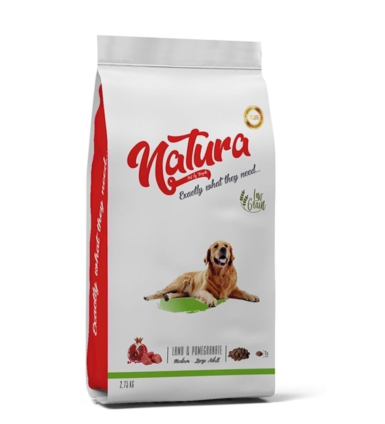 Natura Low Grain Lamb and Pomegranate Adult Dog Dry Food 2.75 Kg