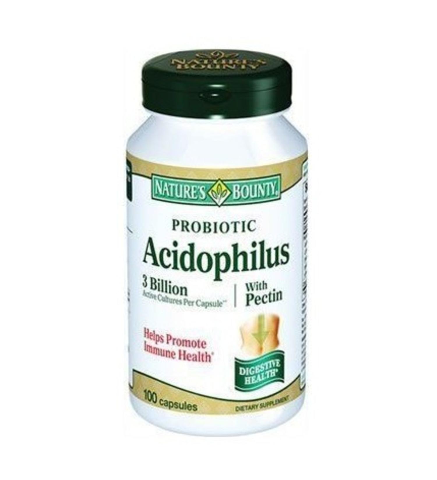 Natures Bounty Probiotic Acidophilus 100 Capsules