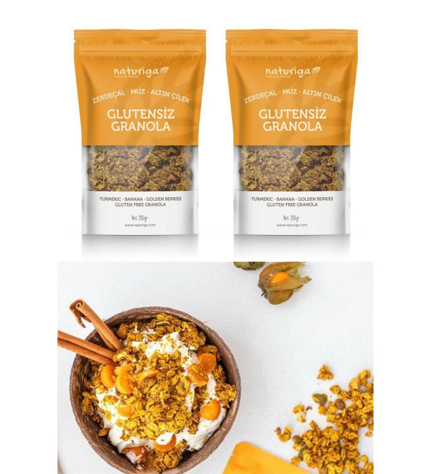 Naturiga Gluten-Free Turmeric Gooseberry and Banana Granola