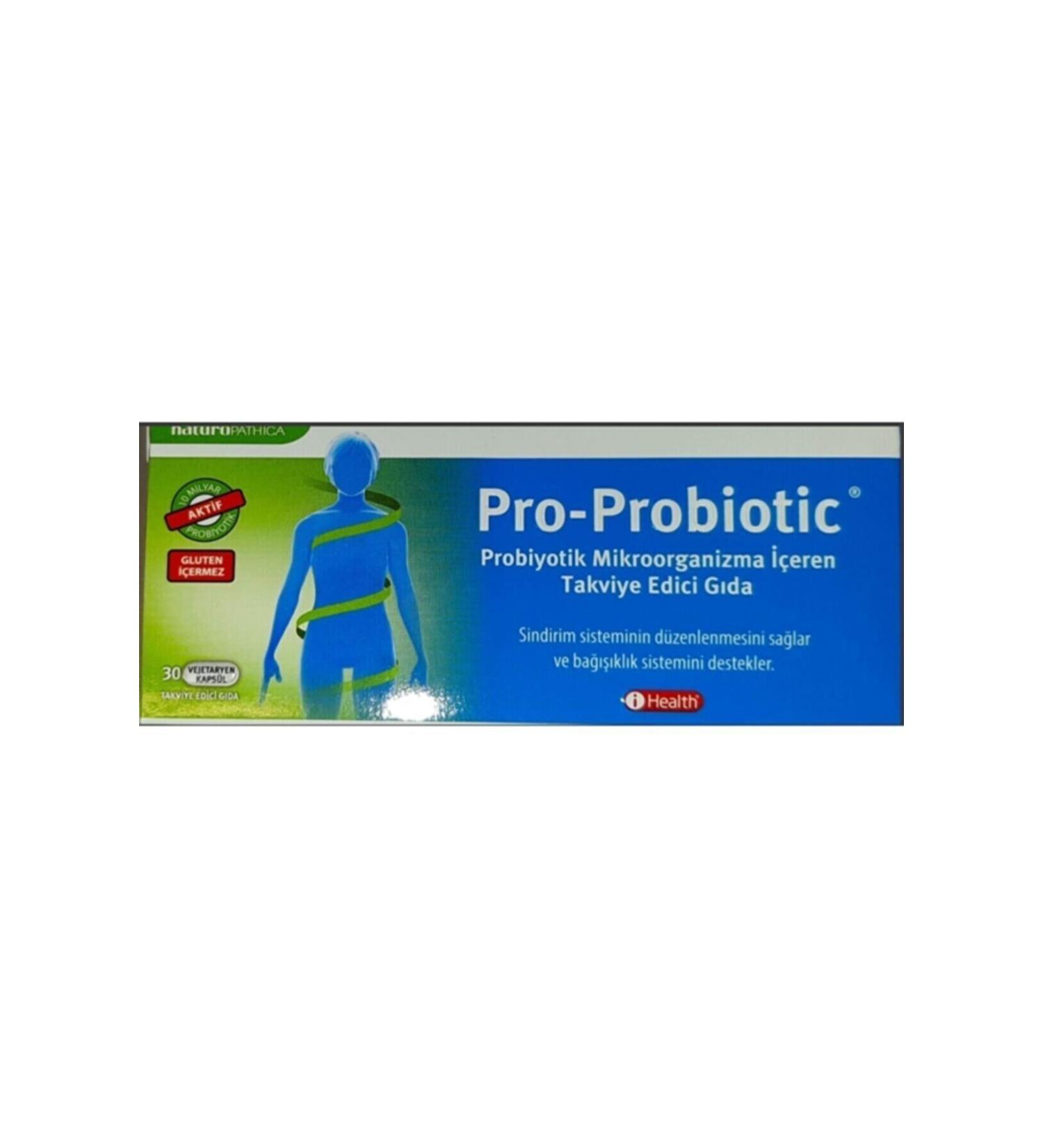 Naturopathica Pro-probiotic 30 Capsules Food Supplement