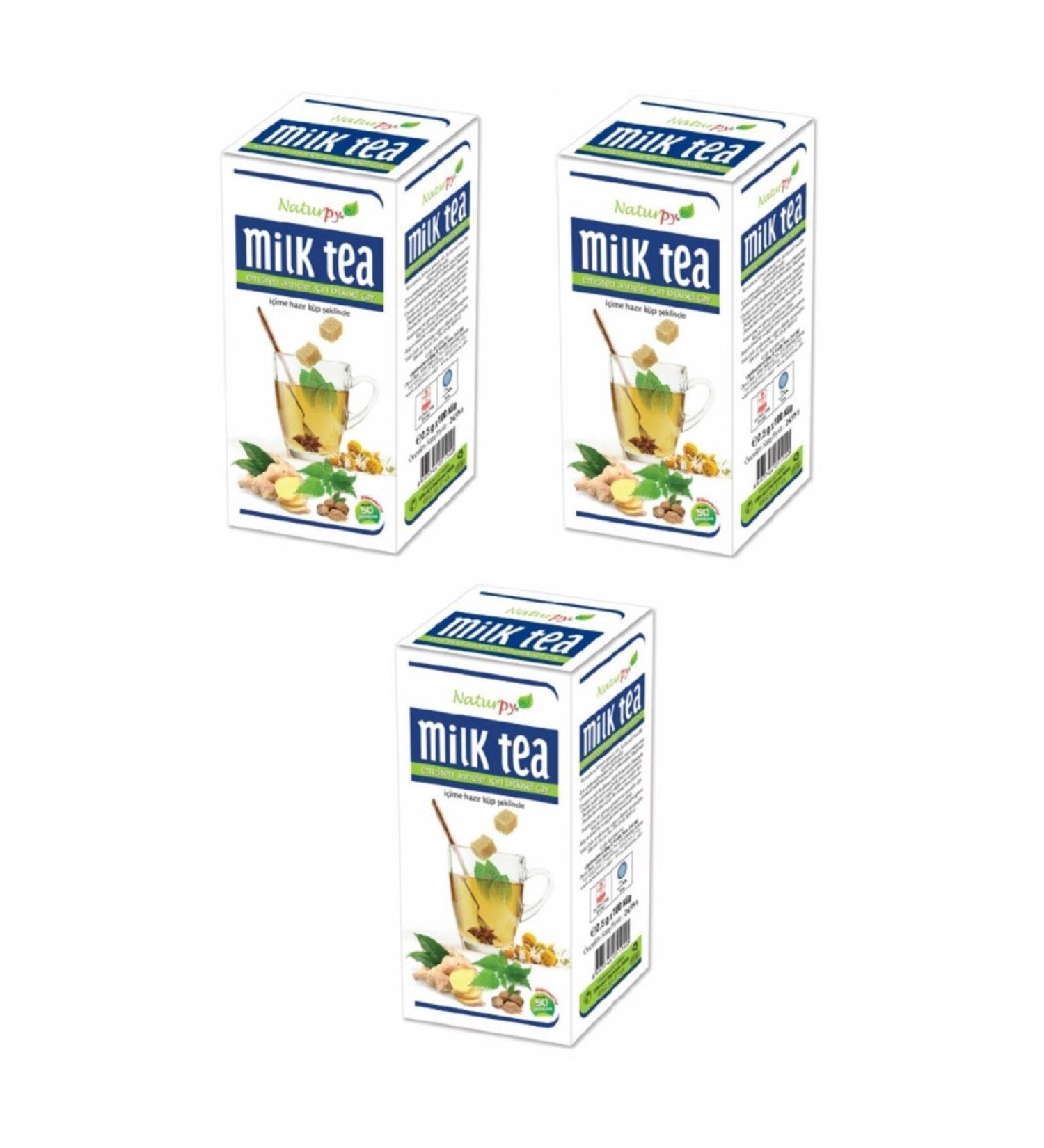 Naturpy Milk Tea Breast Milk Tea 250 gr 3 Pieces