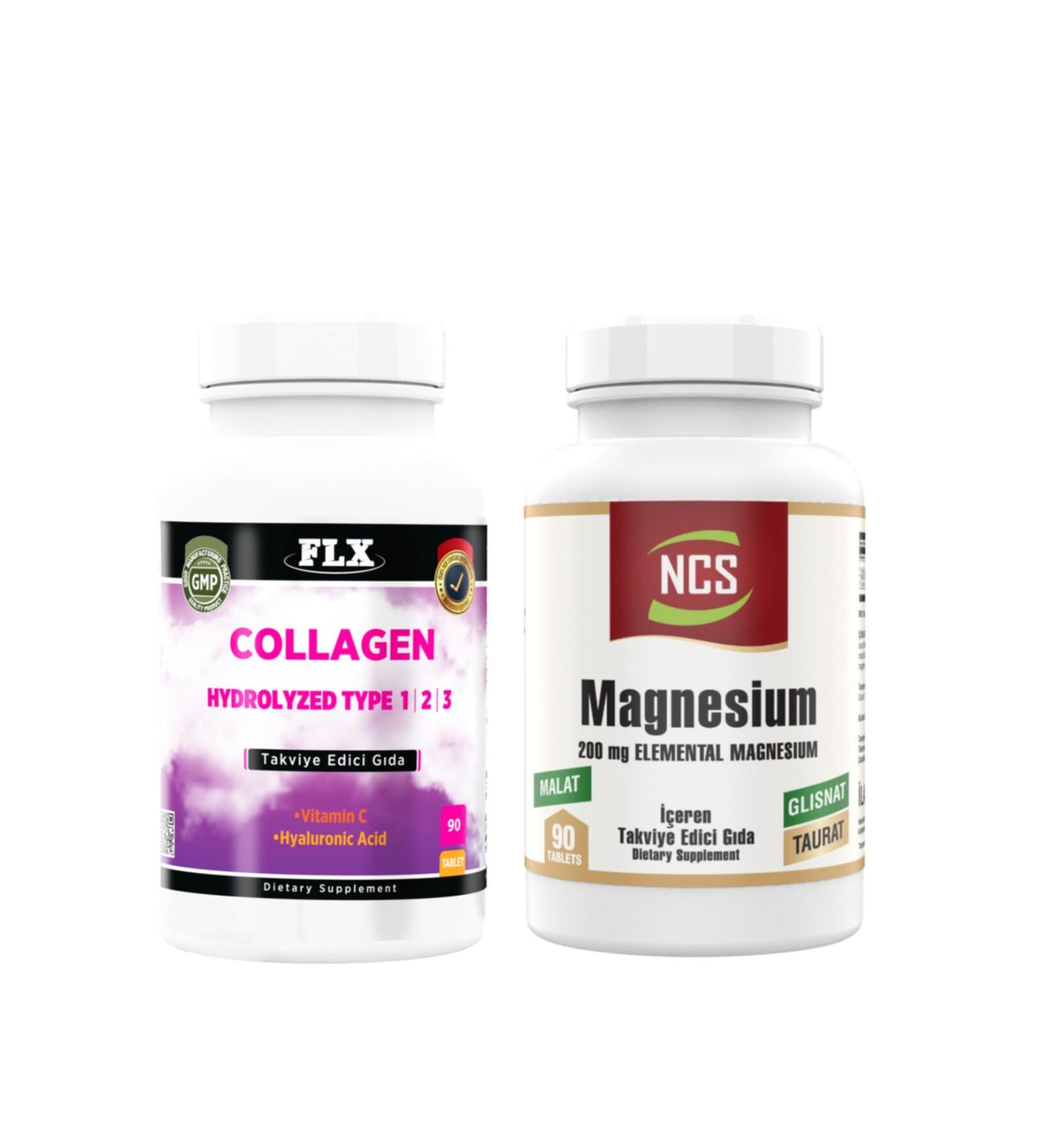 Ncs Collagen Type 1--3 Fish Collagen 180 Tablets + Vitamin D3 K2 20 ml