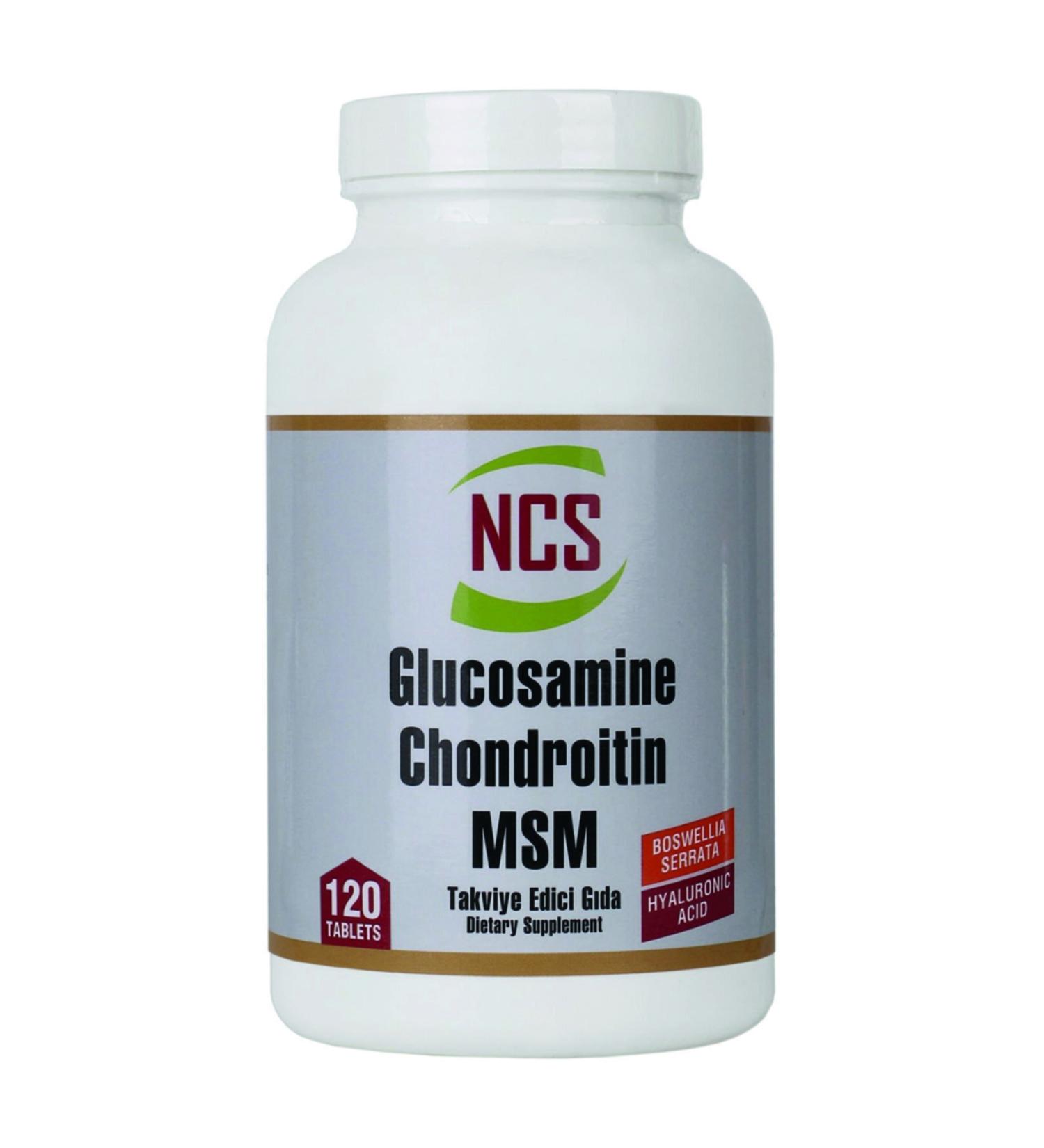 Ncs Glucosamine 120 Tablets Chondroitin Msm Hyaluronic Acid