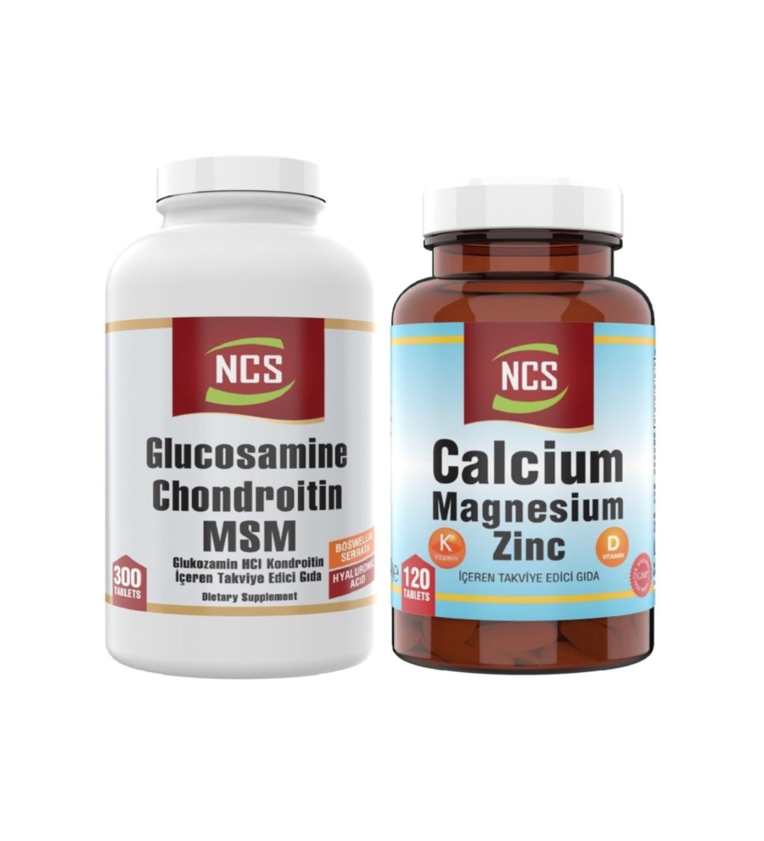 Ncs Glucosamine Chondroitin Msm 300 Tablets Calcium 120 Tablets