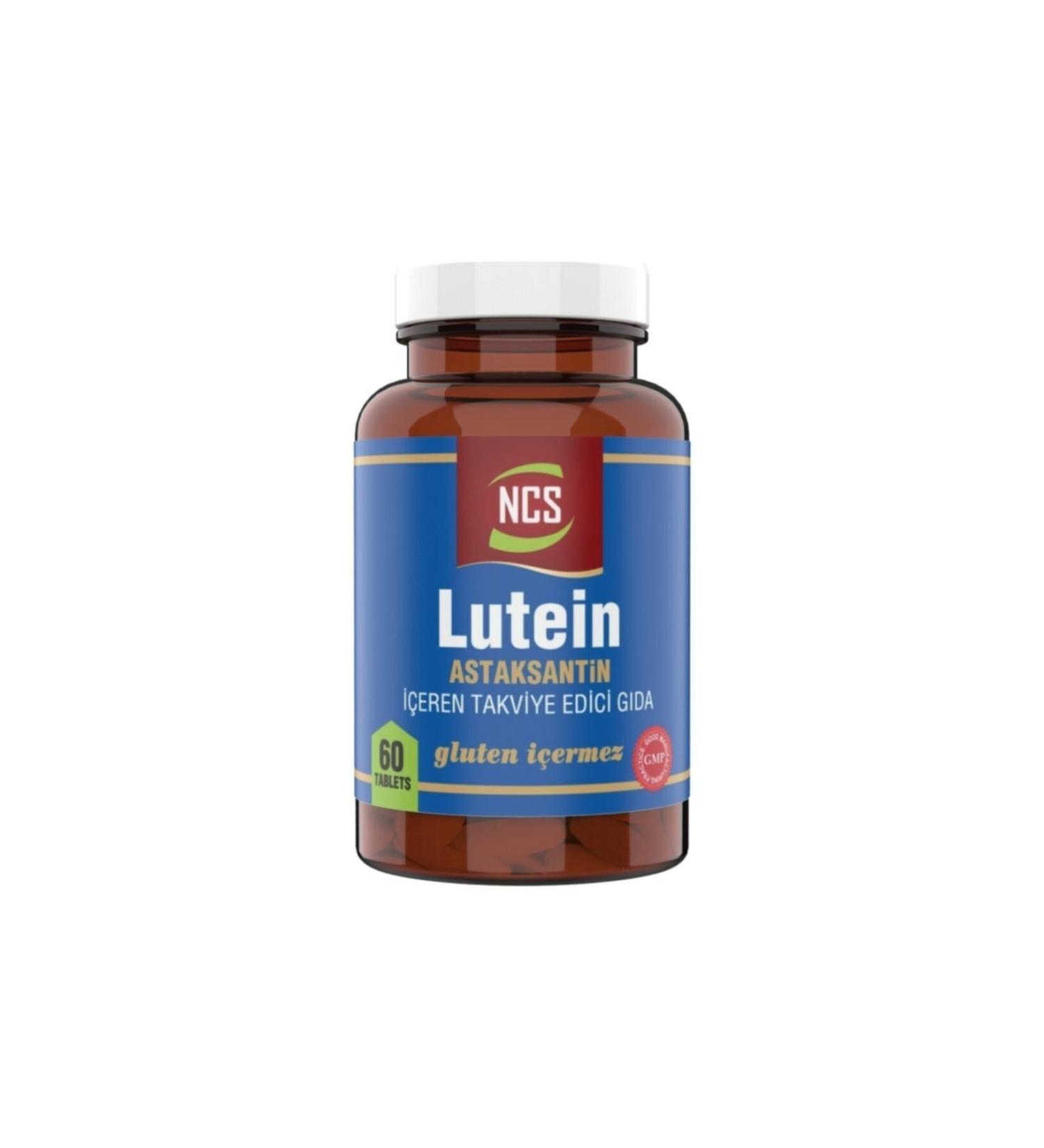 Ncs Lutein 15 Mg Astaxanthin 12 Mg 60 Tablets Zinc Vitamin A