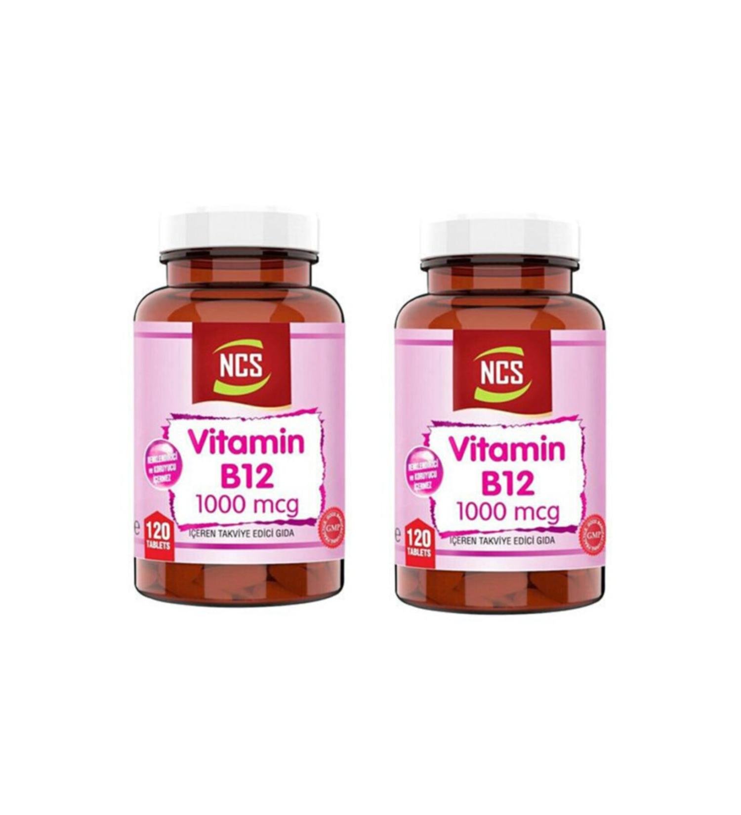 Ncs Vitamin B12 Methylcobalamin 1000 Mcg 120 Tablets 2 Boxes - Buy Online on GoSupps.com