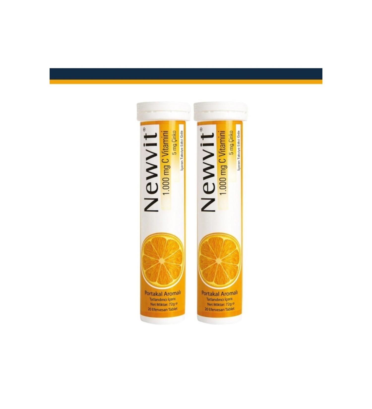 Newvit Vitamin C Complex 20 Effervescent Tablets