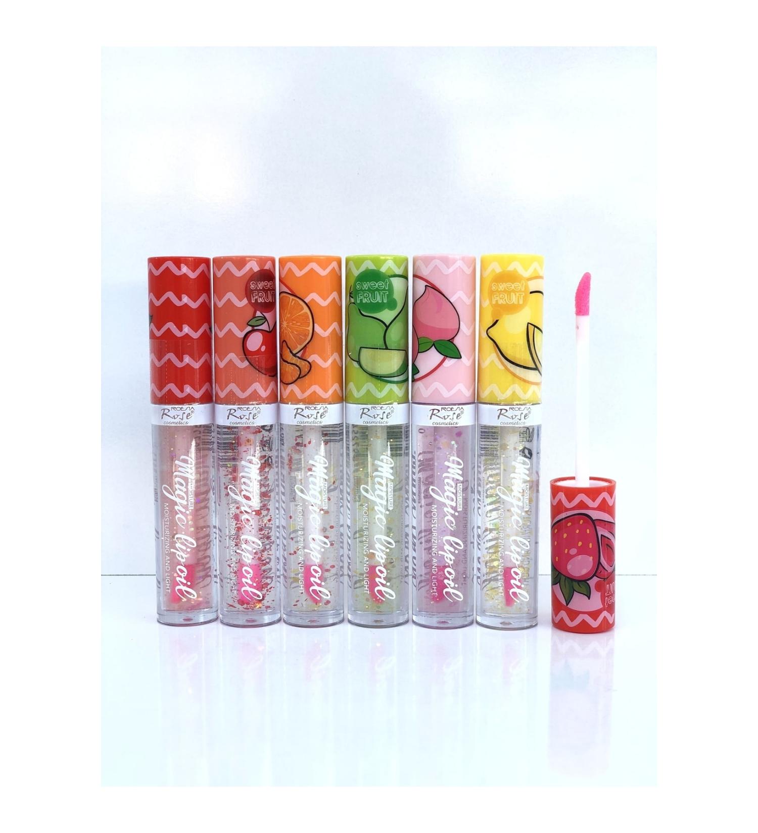 Roesia Rose Cosmetics Rose 6 Pieces Fruity Lipstick Shine & Magic Lipstick