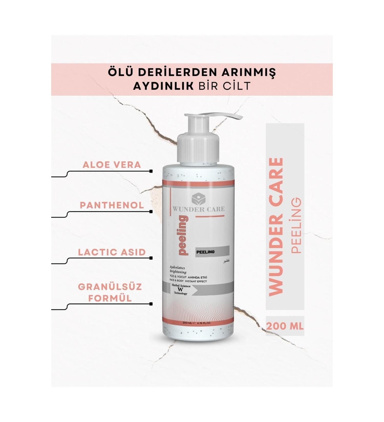 WUNDERCARE Brightening Peeling Dead Skin Remover Brightening Peeling - Buy Online on GoSupps.com