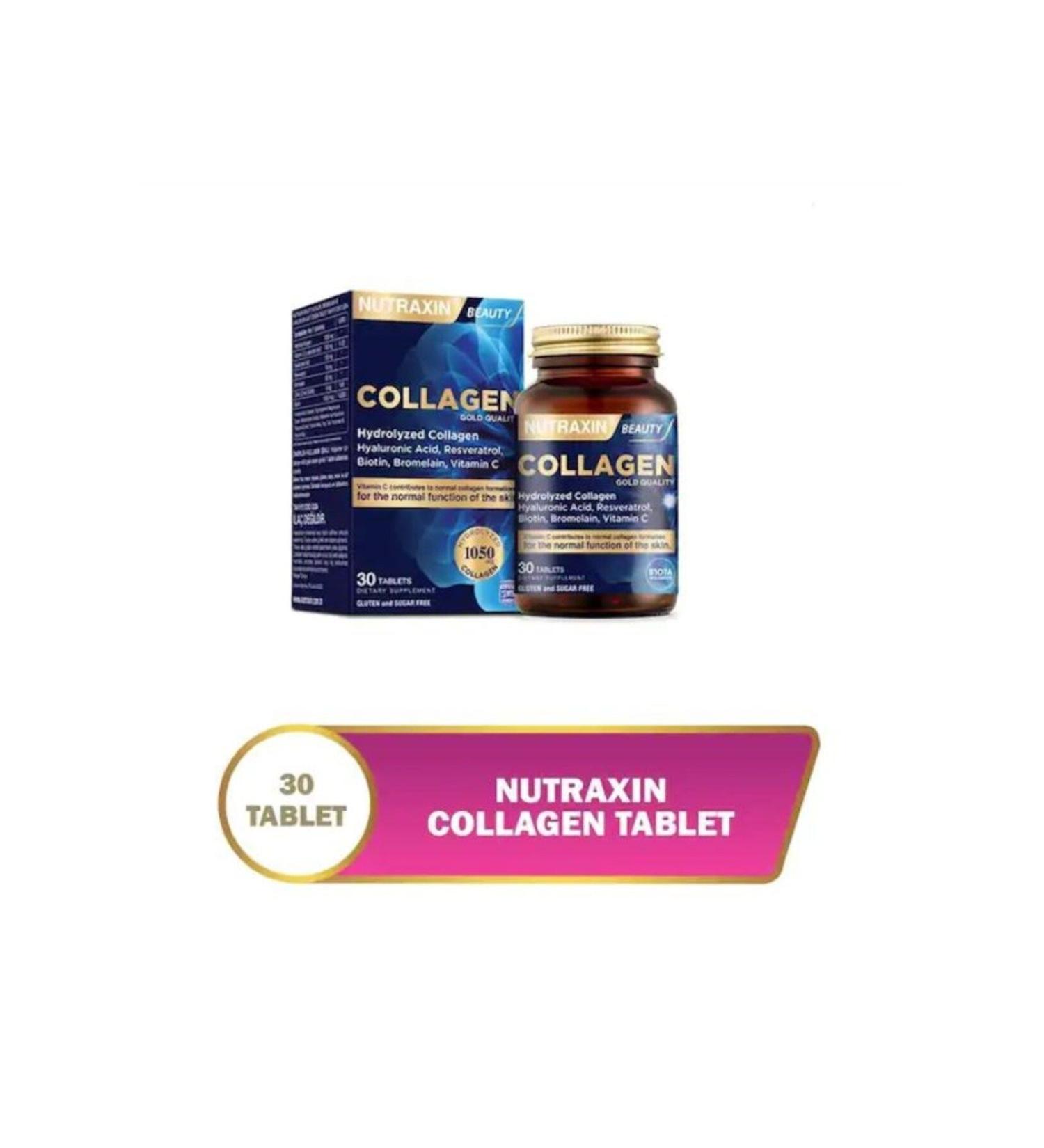 Nutraxin Beauty Collagen Gold Quality 30 Tablets 8680512630357