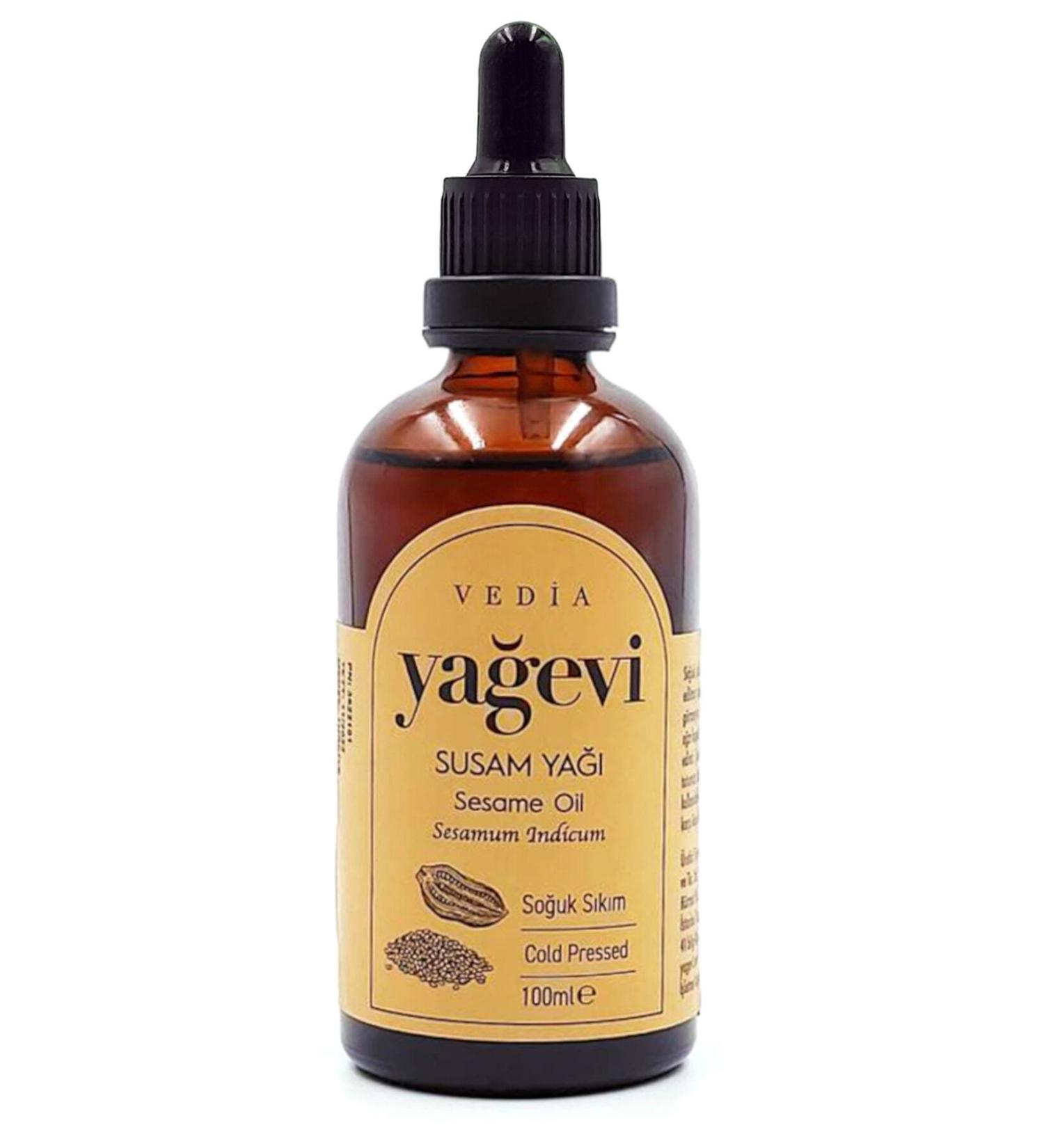 Ya evi Sesame Oil 100 ml - Pure Cold Pressed Sesame Oil - Buy Online on GoSupps.com
