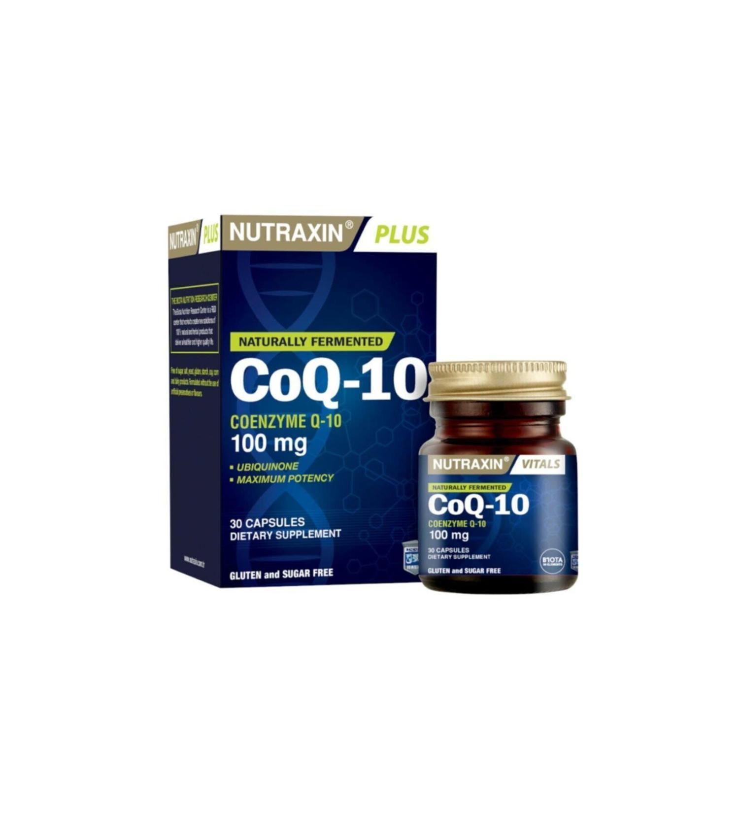 Nutraxin Coq-10 100 Mg 30 Capsules