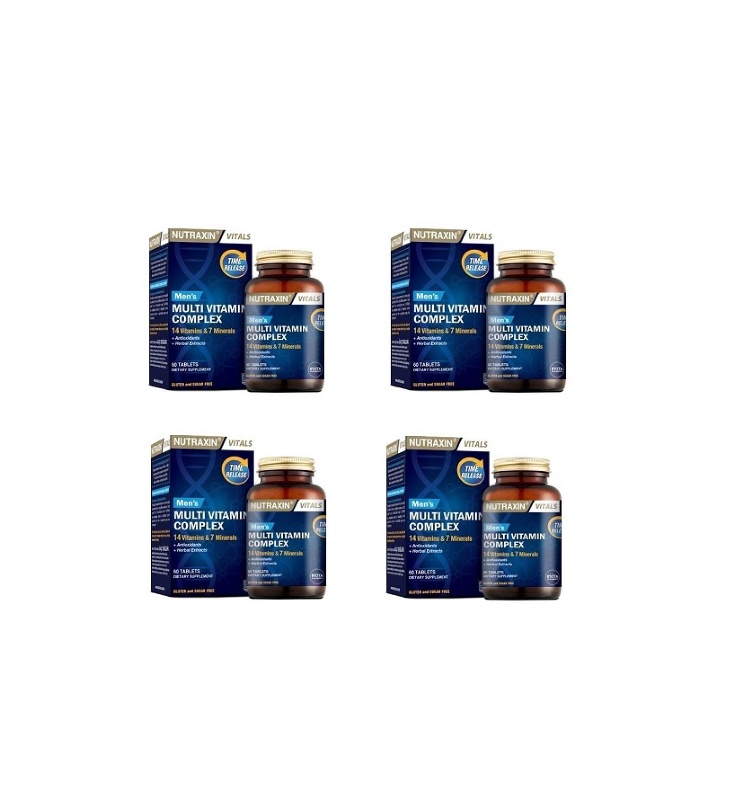 Nutraxin Multivitamin Complex 60 Tablets*6