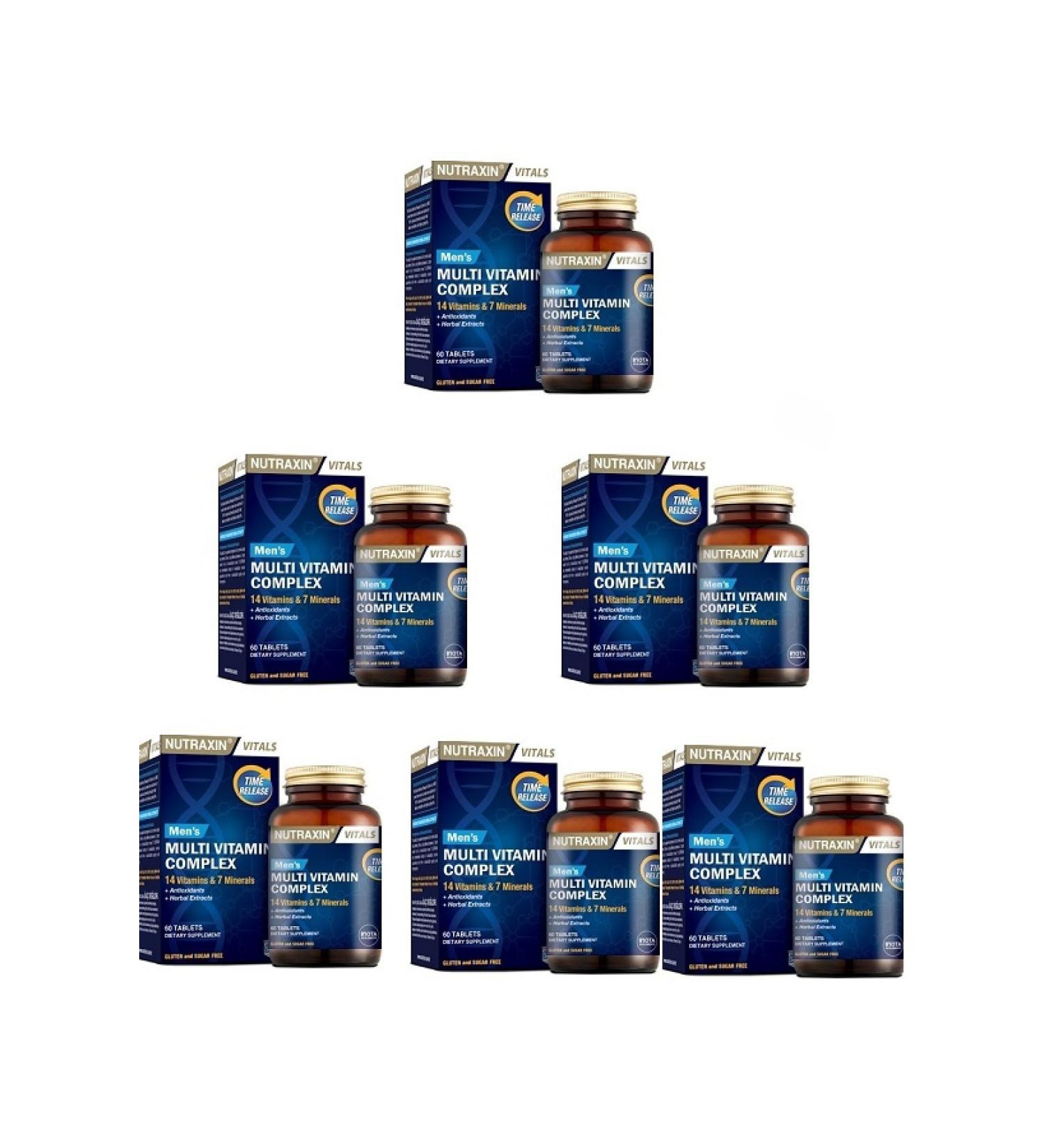 Nutraxin Nutraxin Multivitamin Complex Men 60 Tablets*2