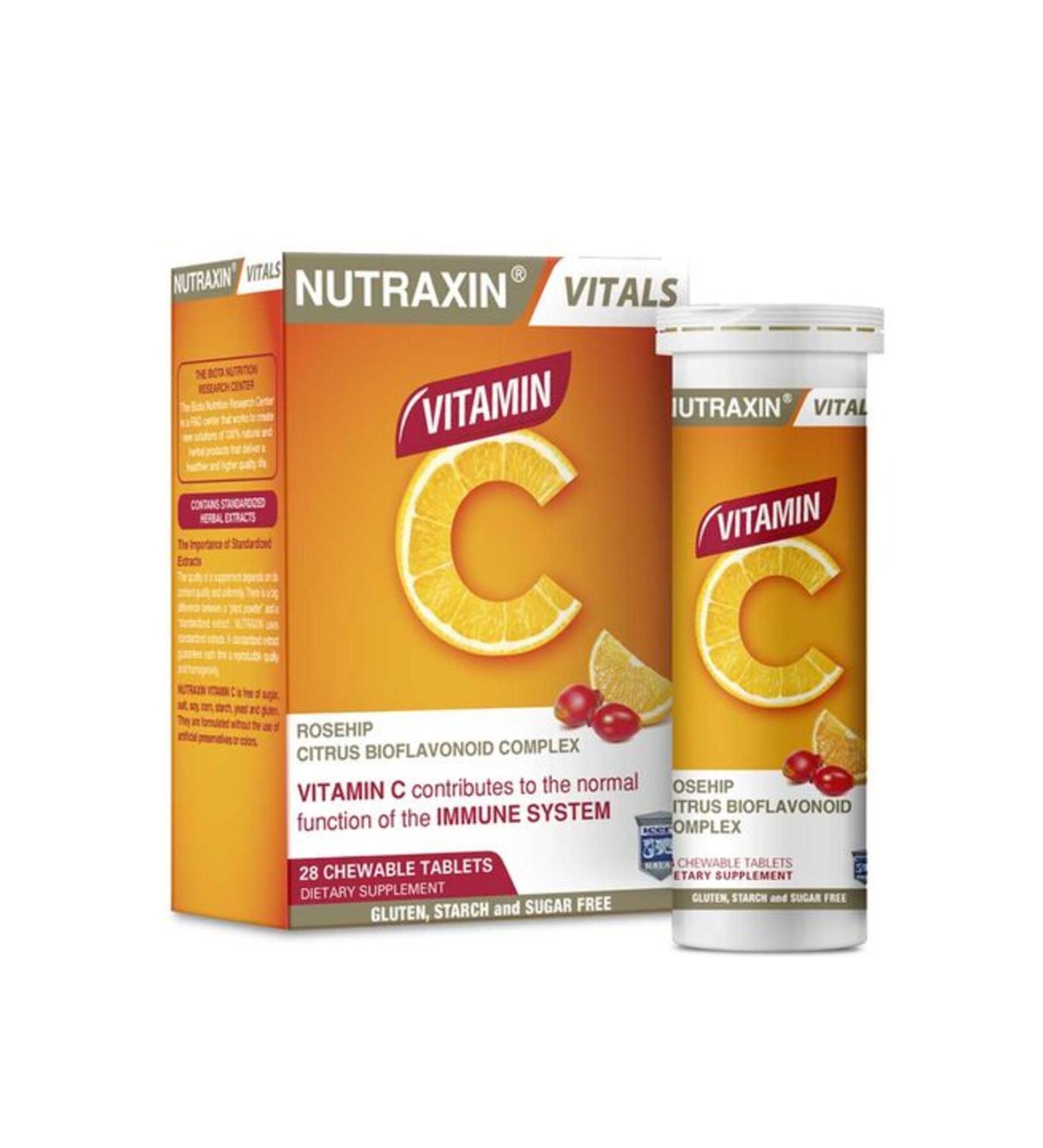 Nutraxin Vitamin C 28 Chewable Tablets (SINGLE)