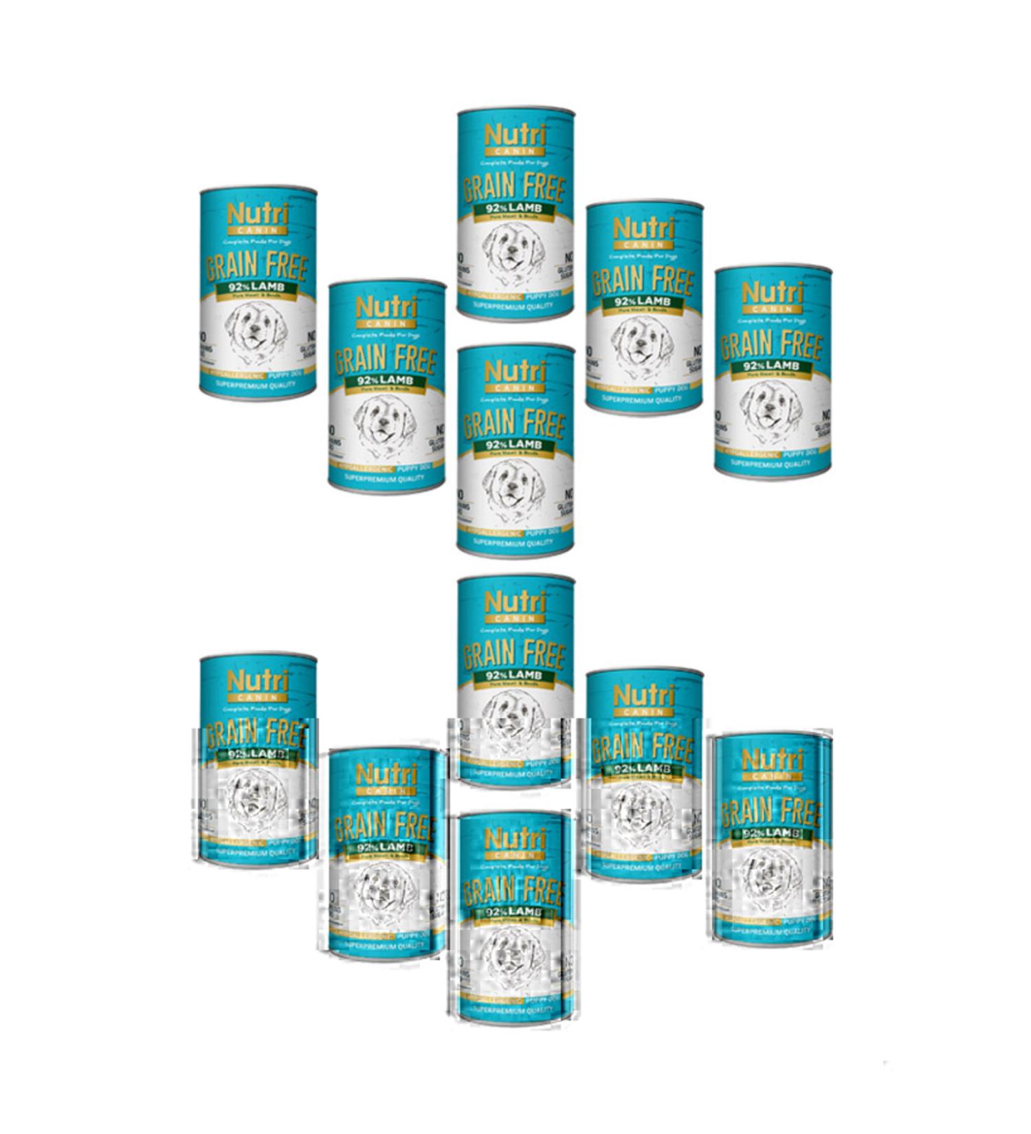 Nutri Canin Nc Lamb Meat 400gr Grain Free Puppy Wet Food