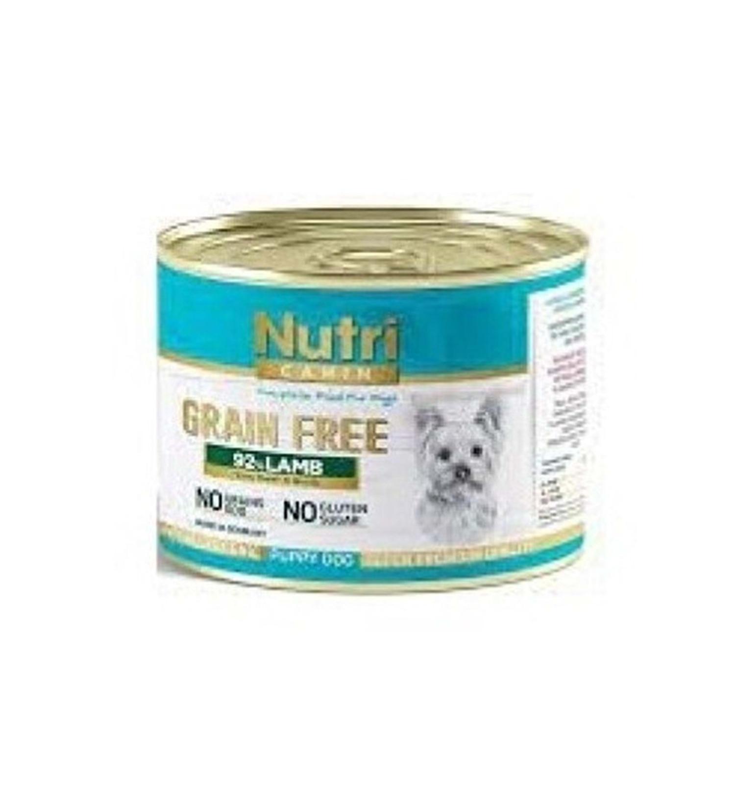 Nutri Canin Puppy Grain Free - Lamb Meat Puppy Canned Food 200 Gr