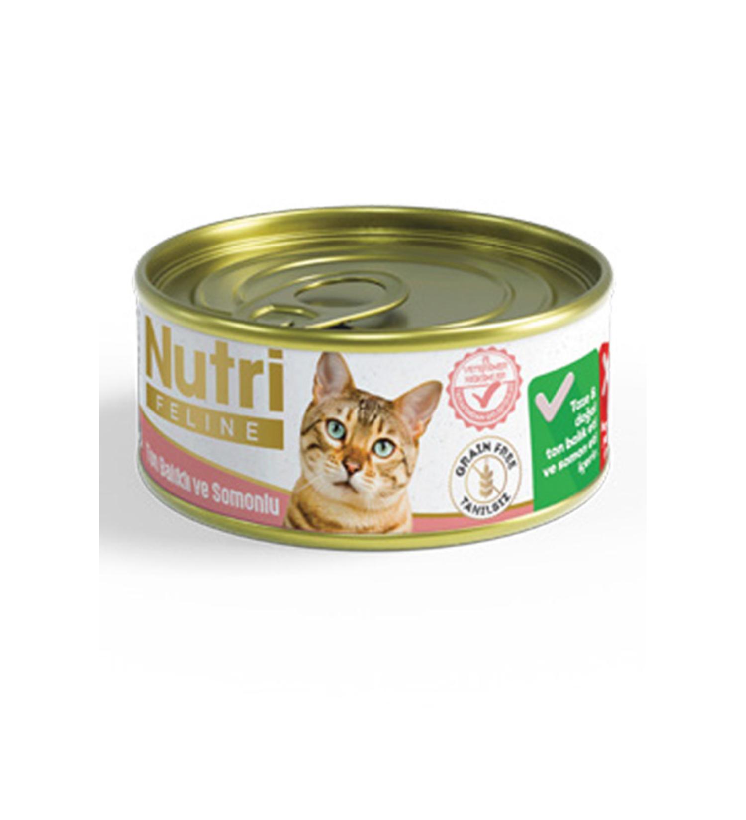 Nutri Feline 85gr Tuna Salmon Grain-Free 1pc Wet Cat Food