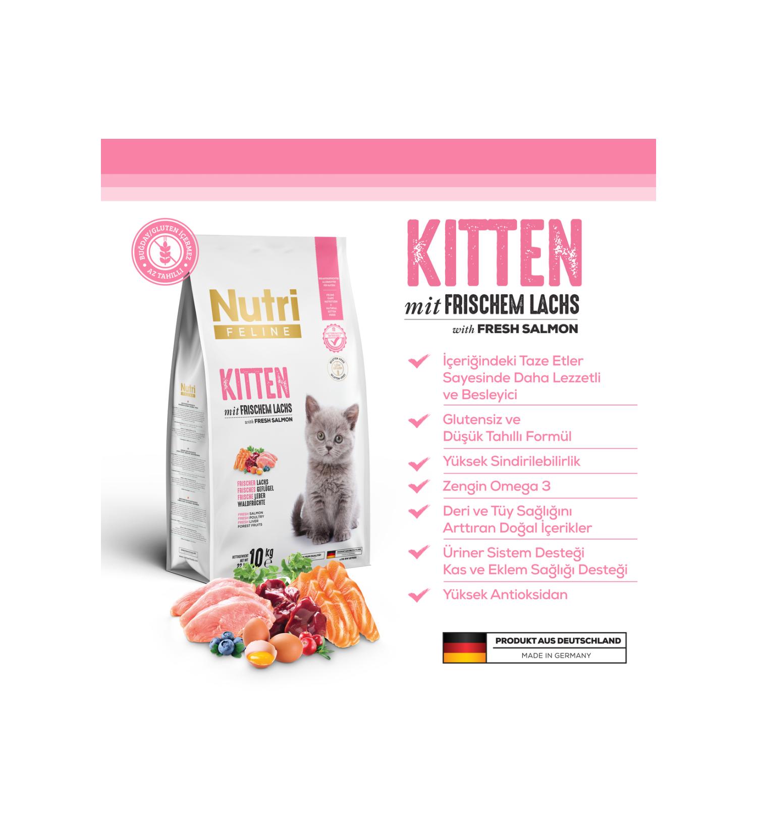 Nutri Feline Kidney Health Supporting Salmon Adult Cat Food 2 Kg