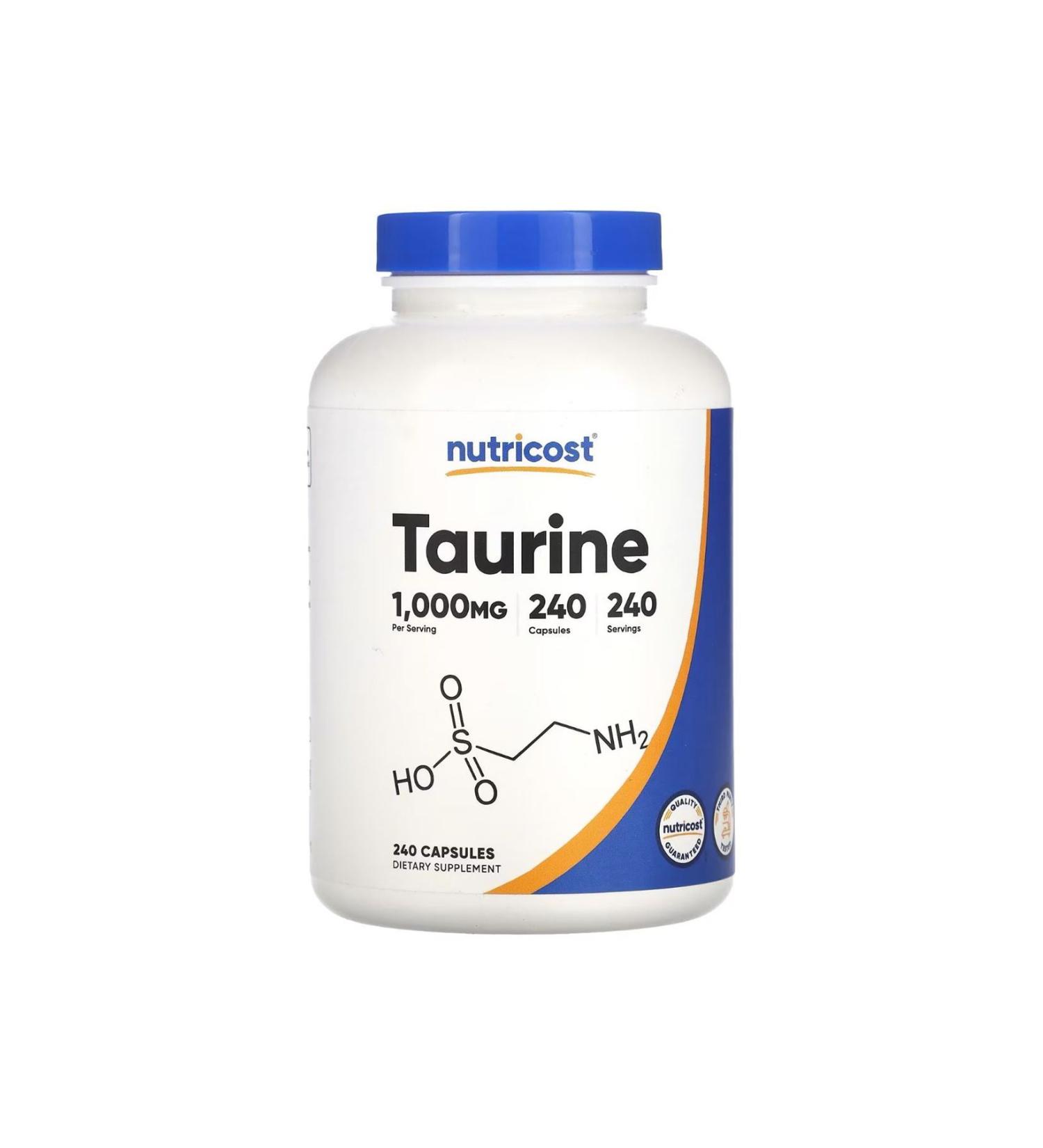Nutricost Taurine 1000 Mg 240 Capsules