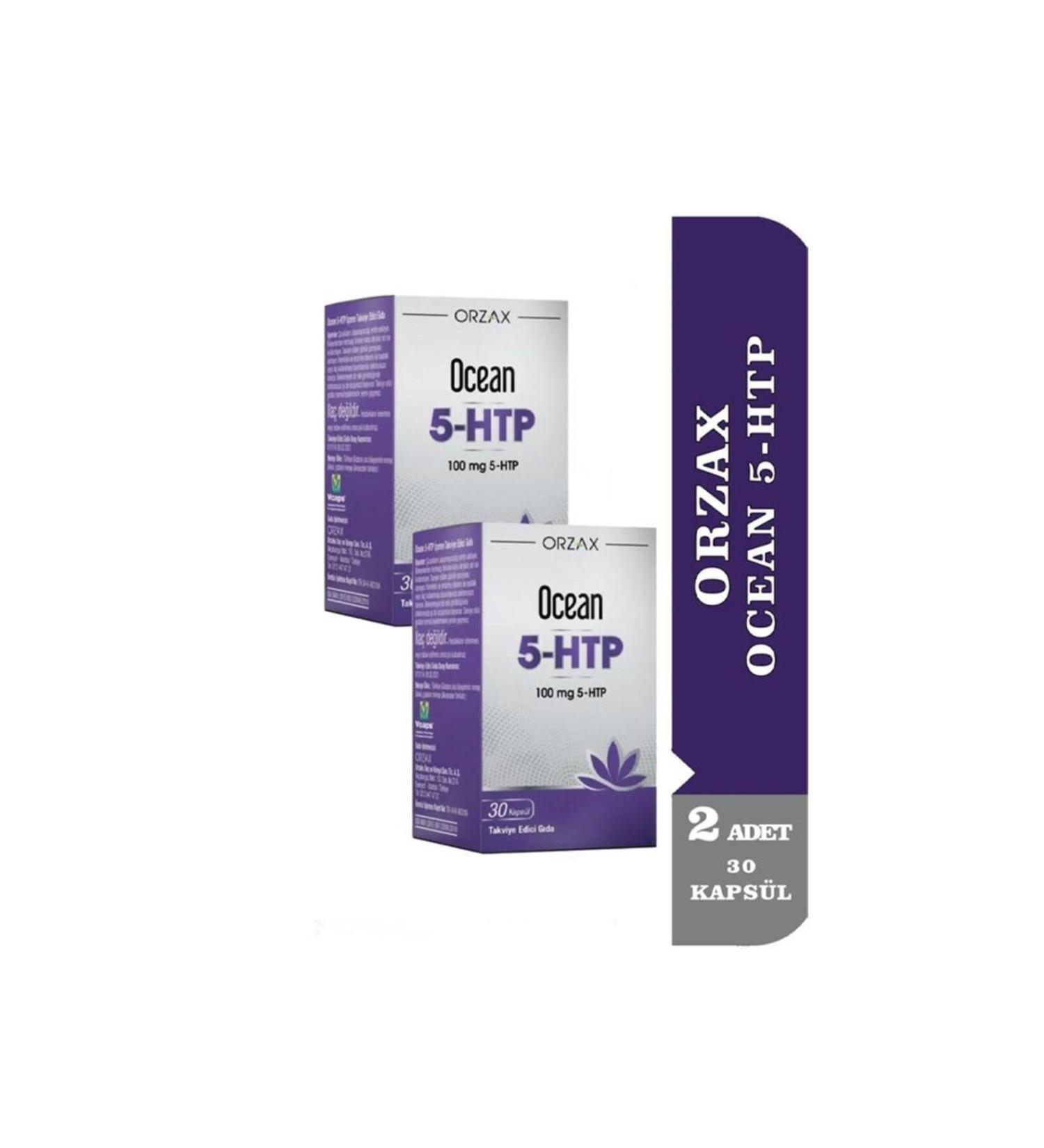 Ocean 5-HTP 100 mg 30 Capsules 2 Pieces