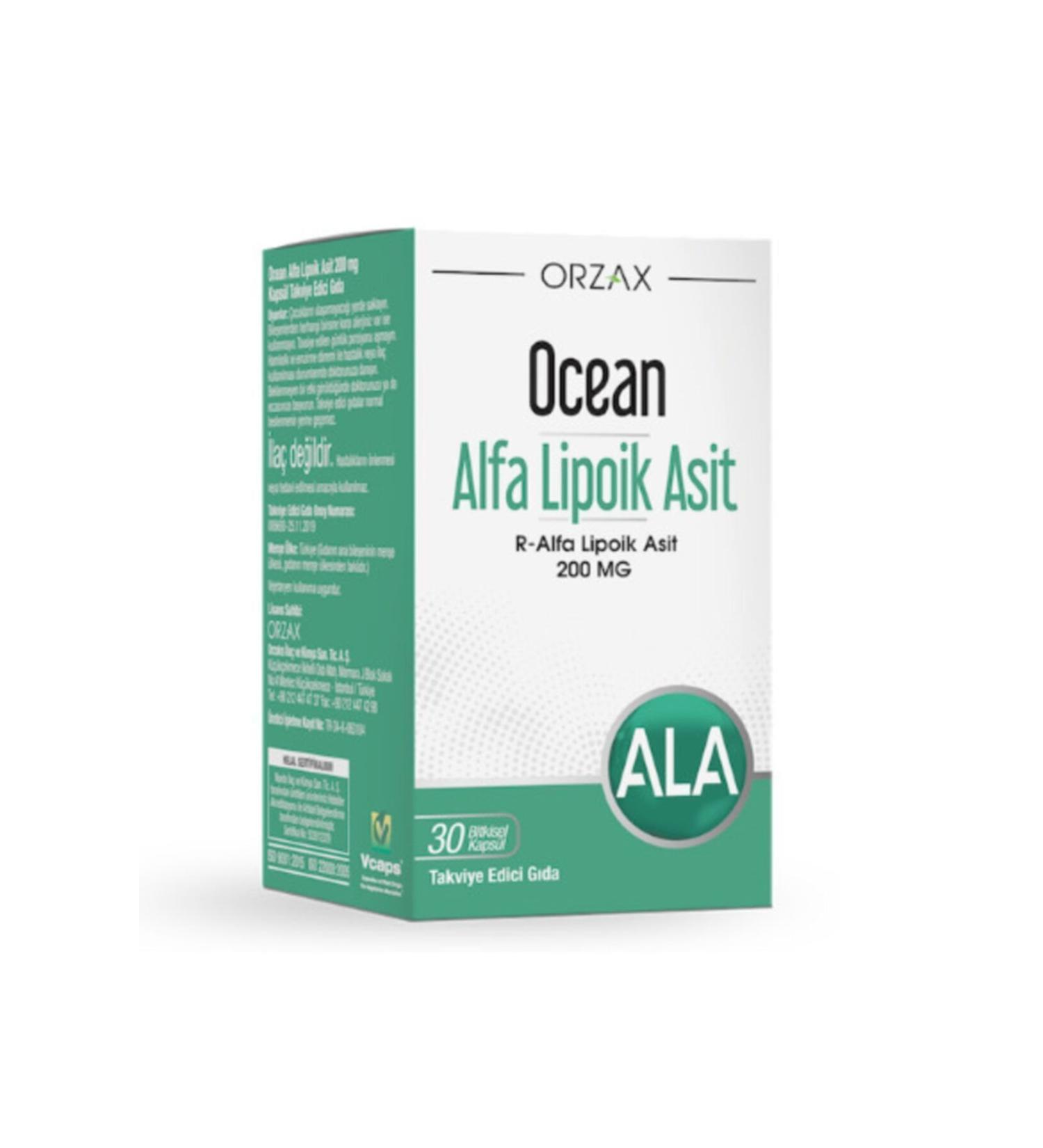 Ocean Ocean Alpha Lipoic Acid 200mg - 30 Tablets