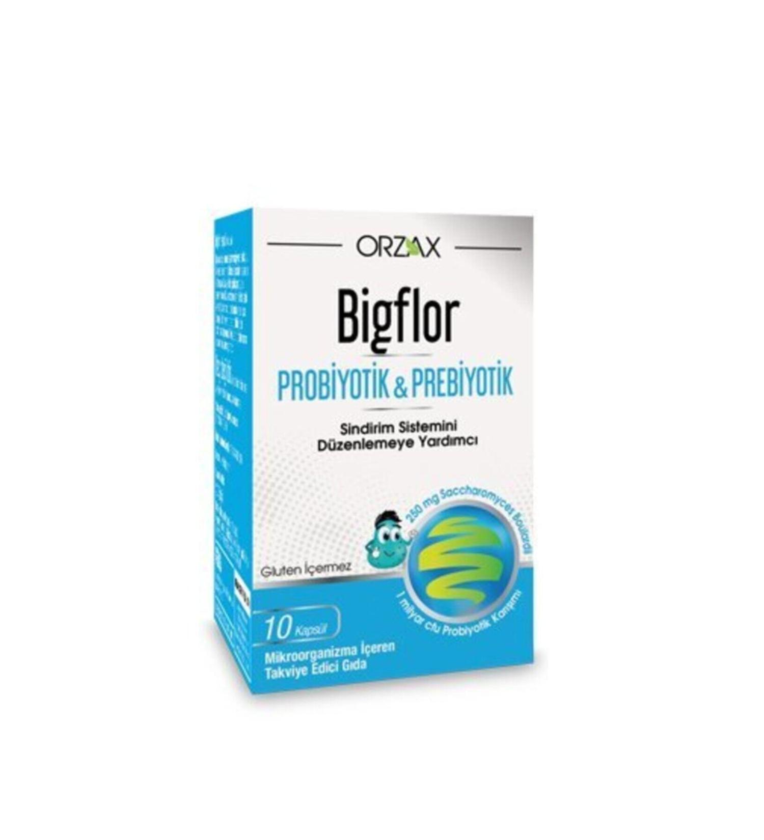 Ocean Bigflor Probiotic-Prebiotic Capsules 10 Pcs