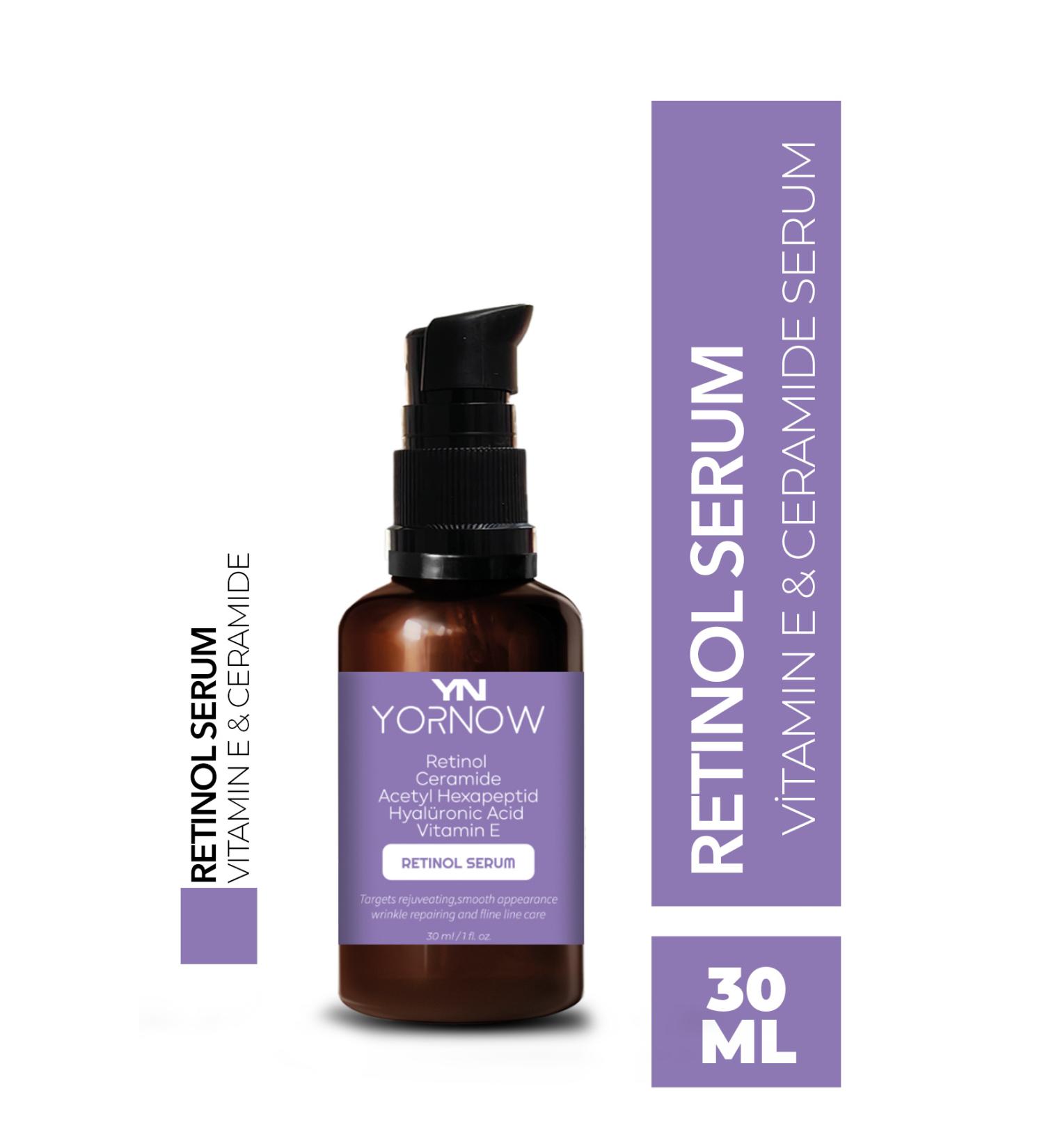 YORNOW Retinol Serum- Ceramide Vitamin E 30 Ml