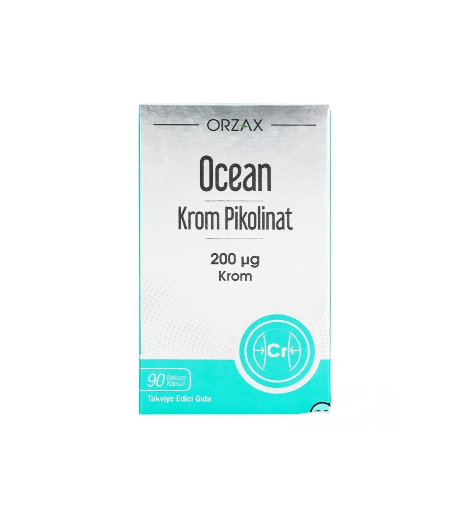 Ocean Chromium Picolinate 200 Mcg 90 Capsules