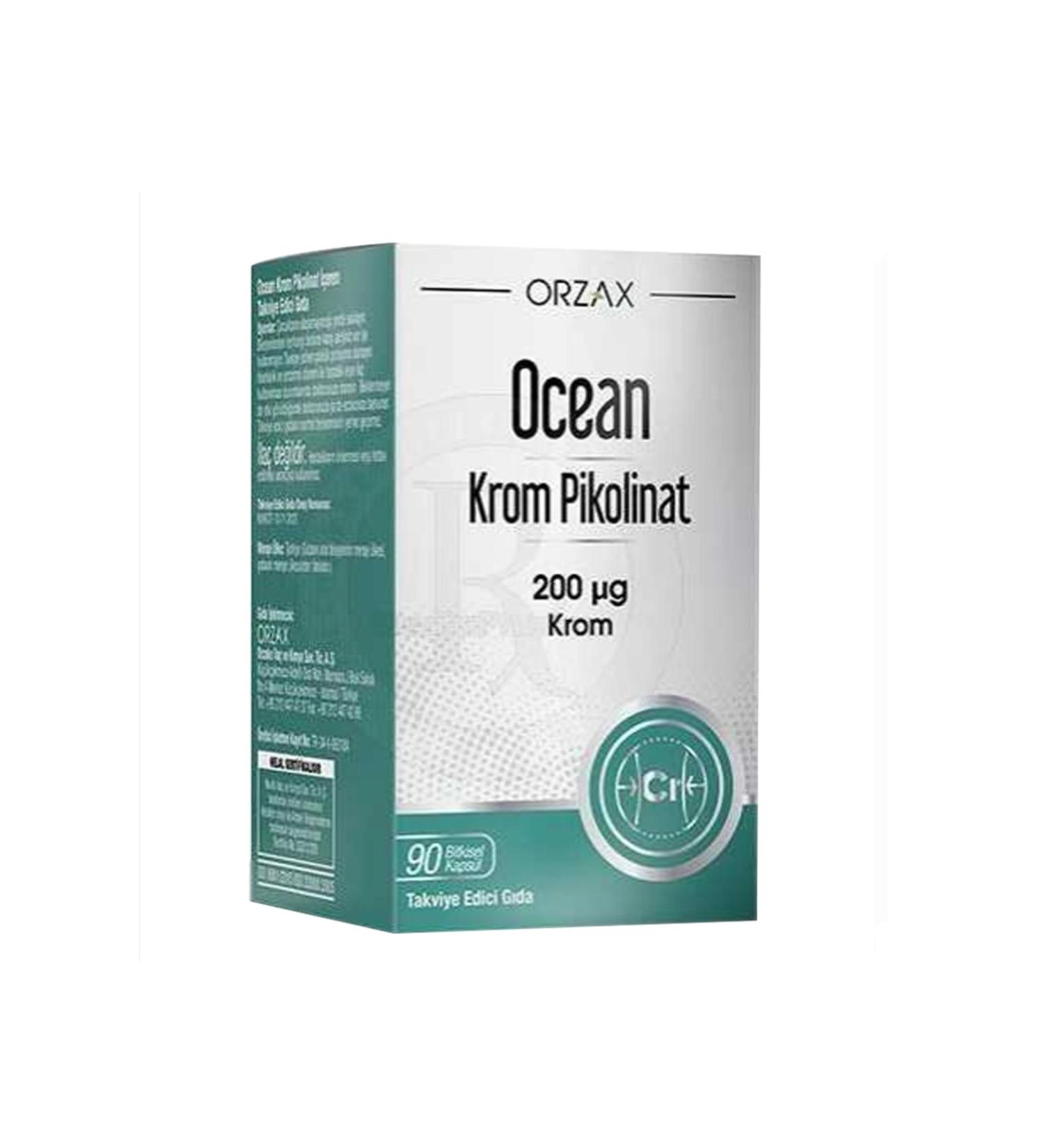 Ocean Chromium Picolinate 90 Herbal Capsules