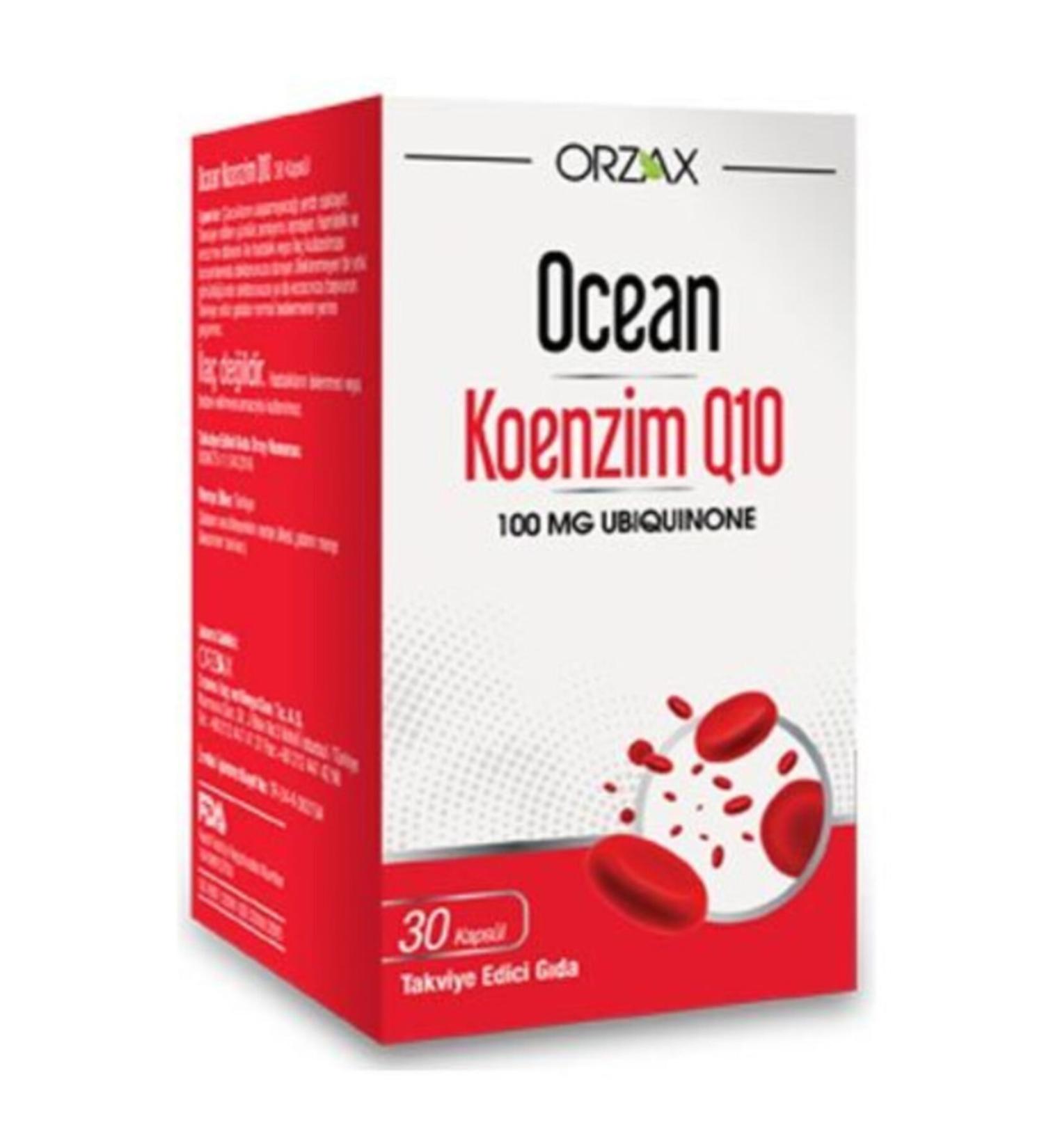 Ocean Ocean Coenzyme Q10 100mg 30 Capsules